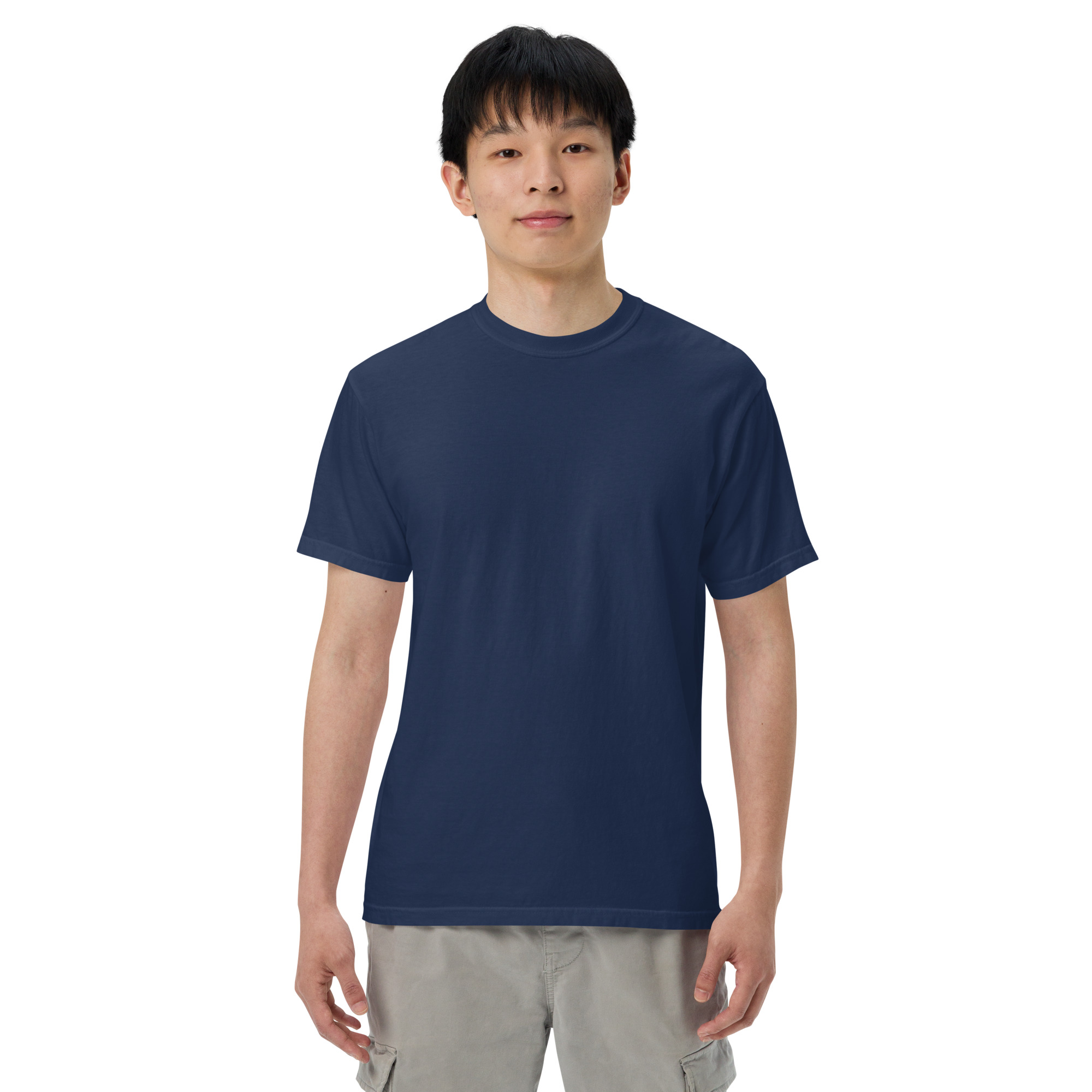 "MI AMOR POR TI BLK AND WHT" Unisex garment-dyed heavyweight t-shirt - Image 9