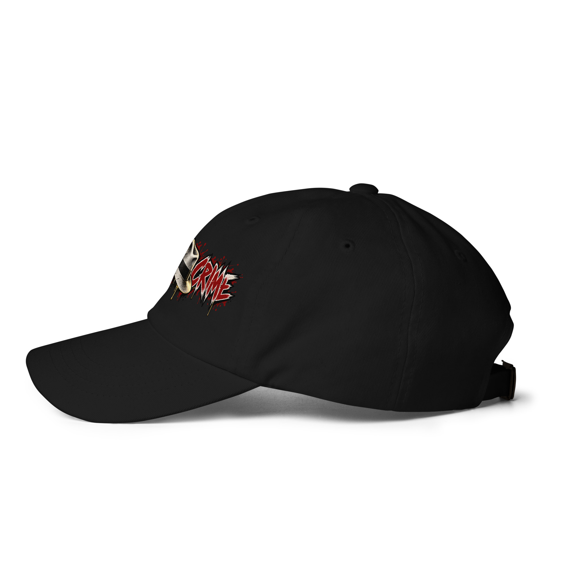 FACELESS CRIME WITH FENDORA (MAROON+GREY)" Dad hat - Image 2