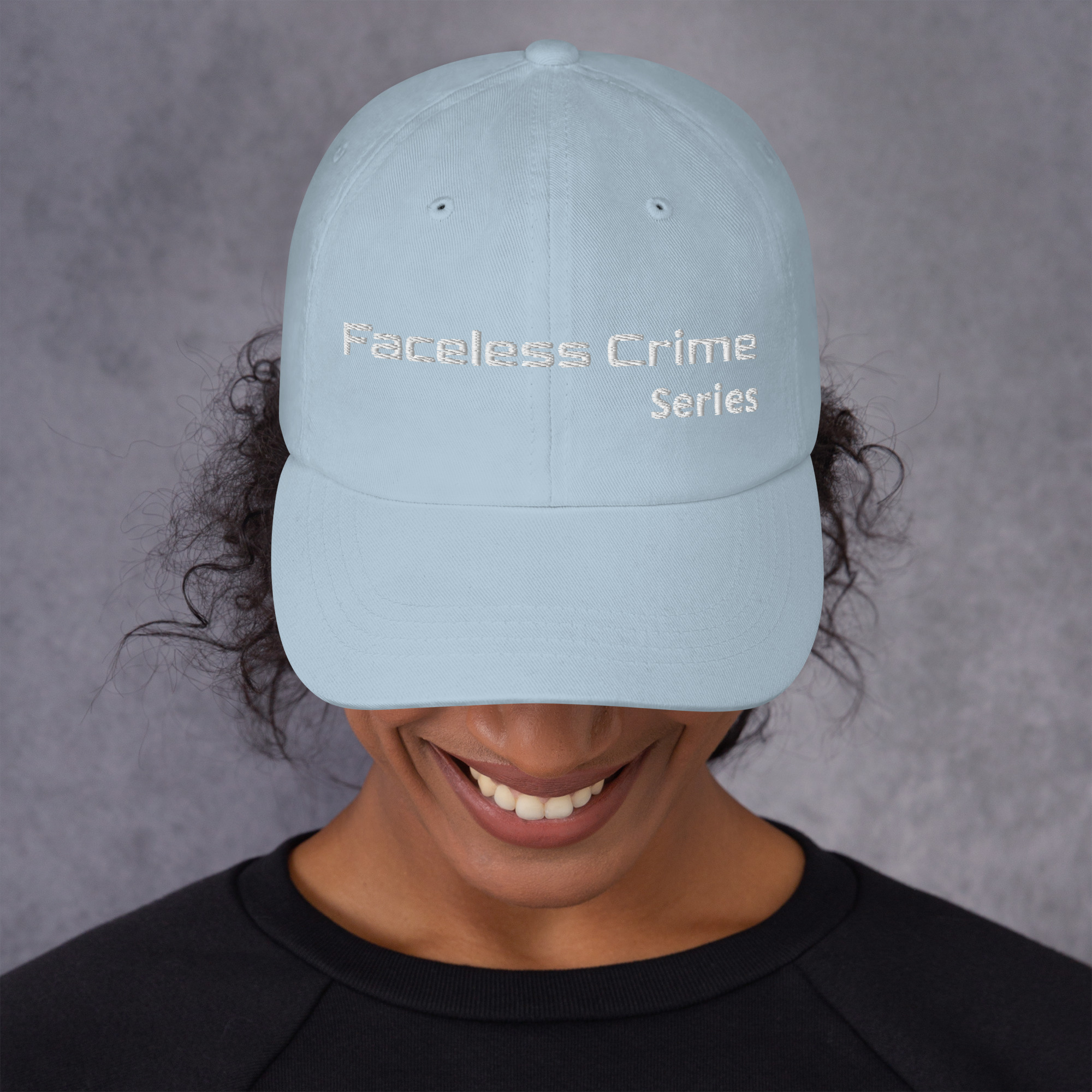 "FACELESS CRIME" Embroidered Dad Hat - Image 21