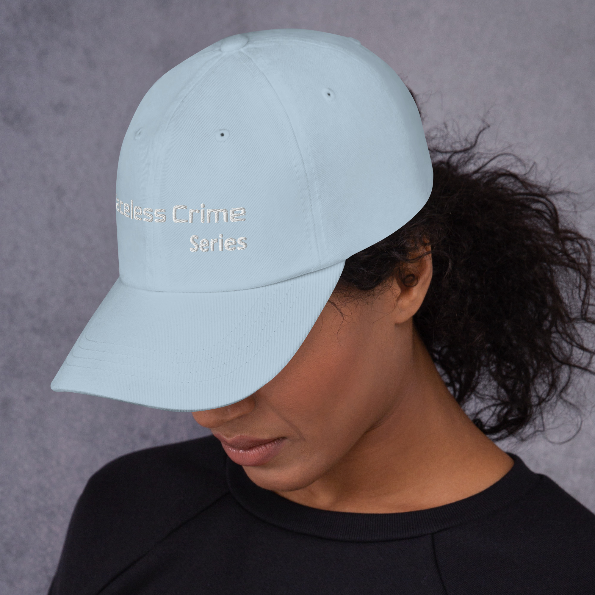 "FACELESS CRIME" Embroidered Dad Hat - Image 22