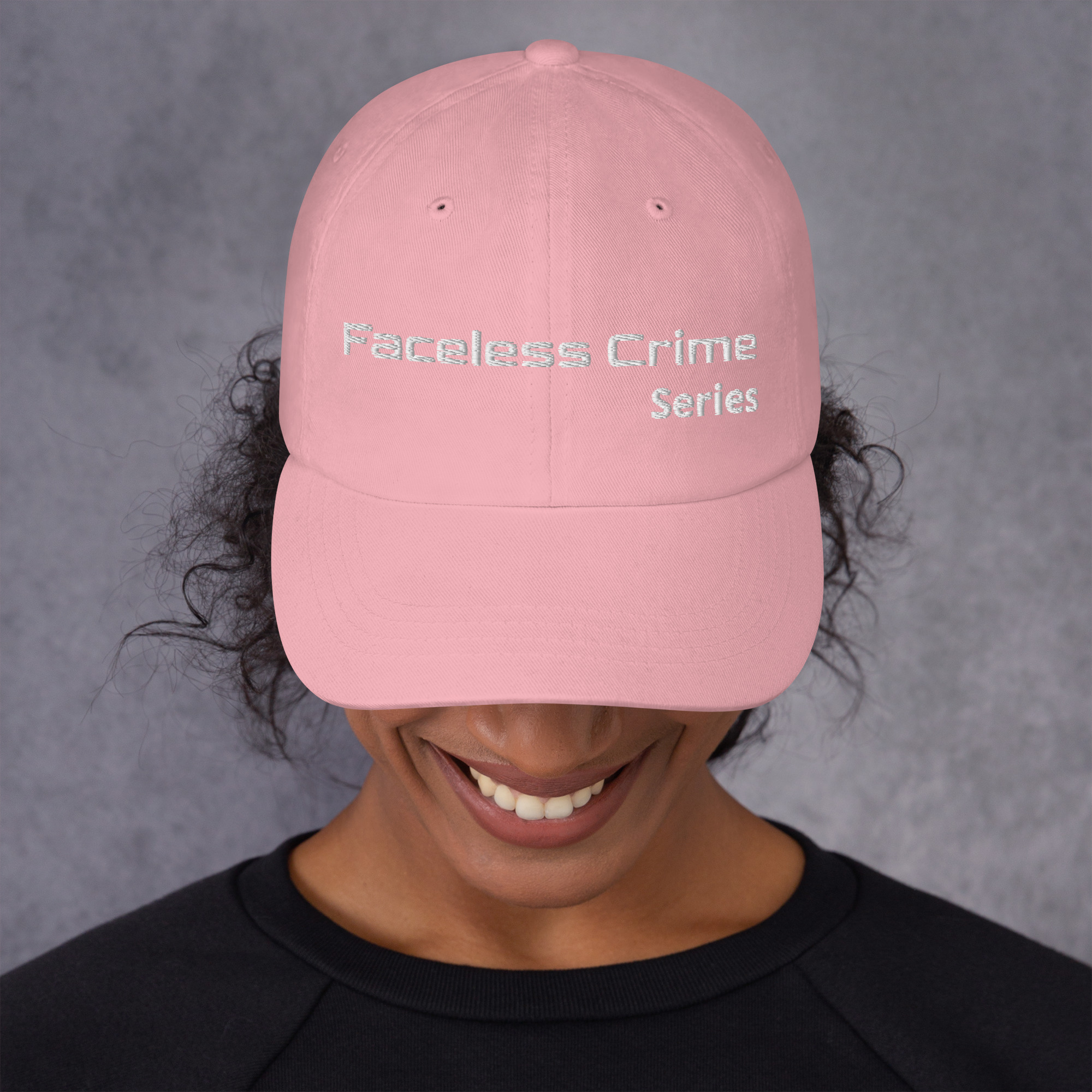 "FACELESS CRIME" Embroidered Dad Hat - Image 18