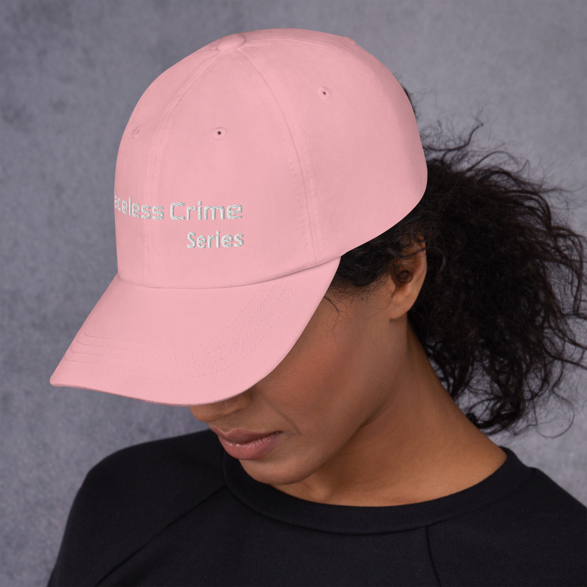"FACELESS CRIME" Embroidered Dad Hat - Image 19