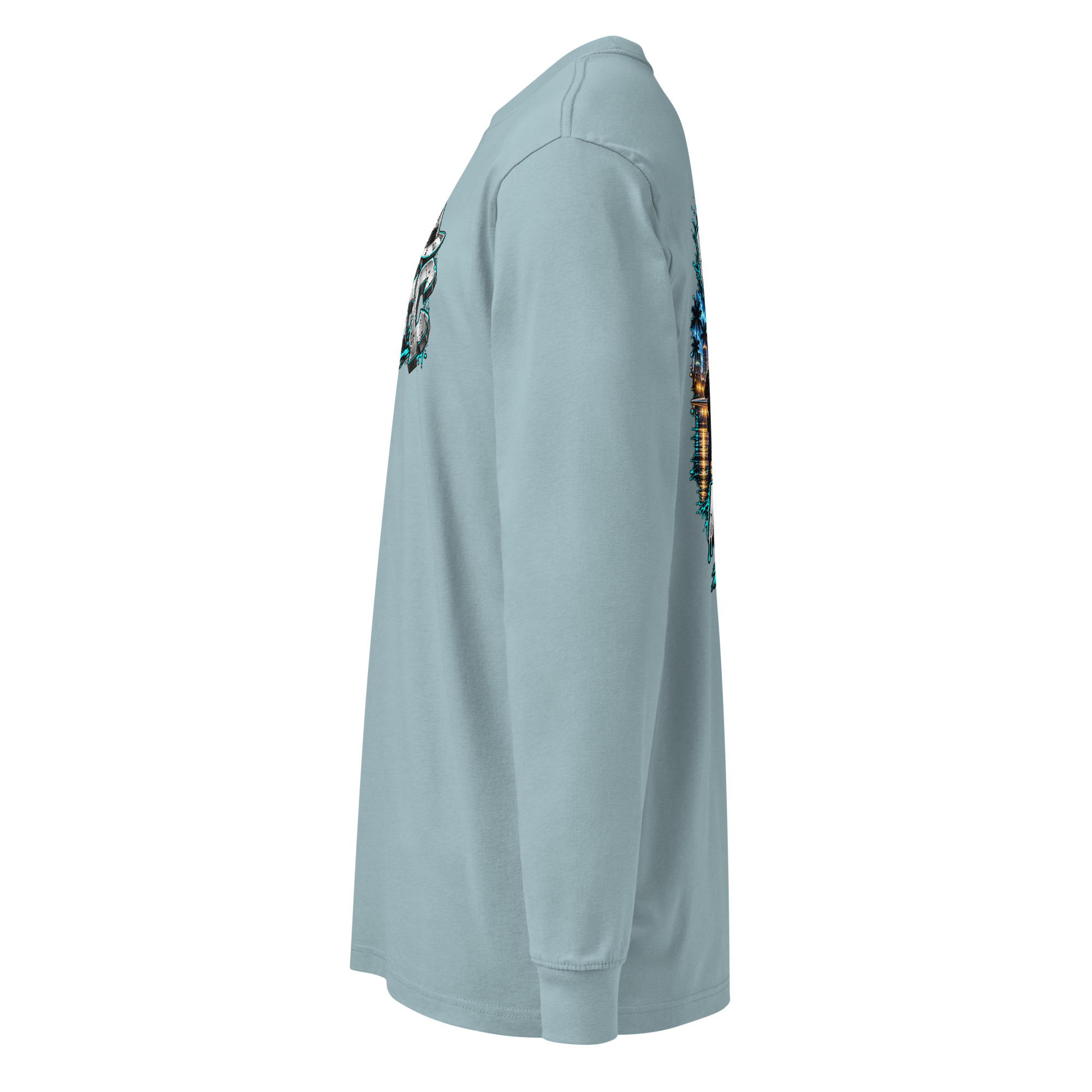 "JUSTICE SERVED COLOR" Men's heavyweight long sleeve t-shirt - Image 11