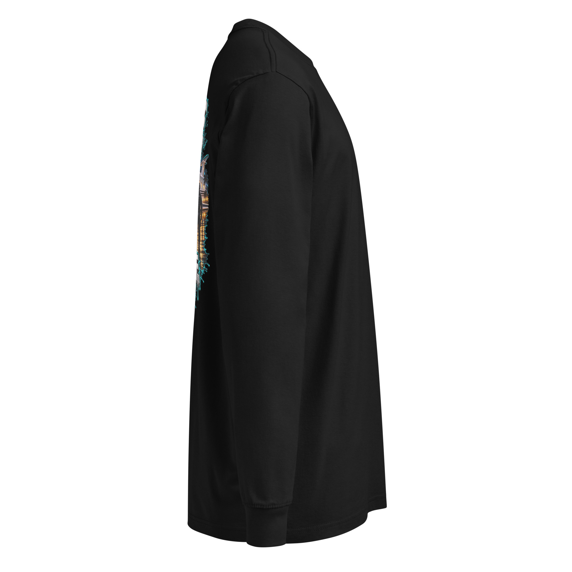 "JUSTICE SERVED COLOR" Men's heavyweight long sleeve t-shirt - Image 4