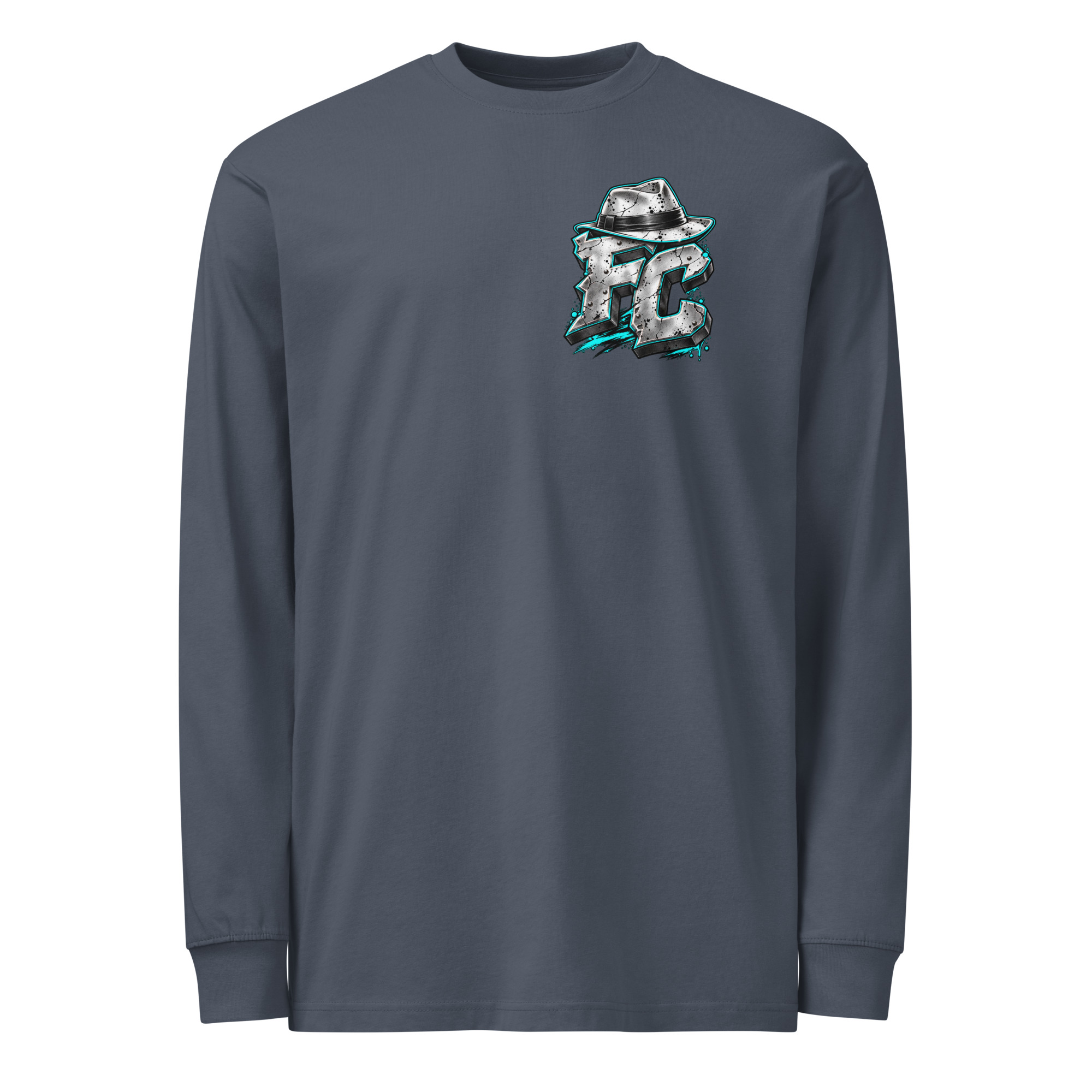 "JUSTICE SERVED COLOR" Men's heavyweight long sleeve t-shirt - Image 5
