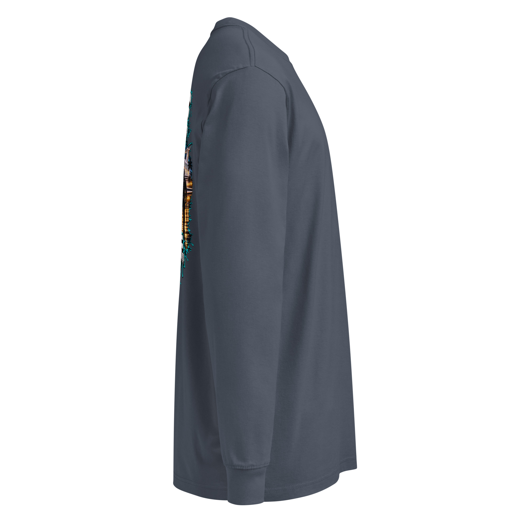 "JUSTICE SERVED COLOR" Men's heavyweight long sleeve t-shirt - Image 8