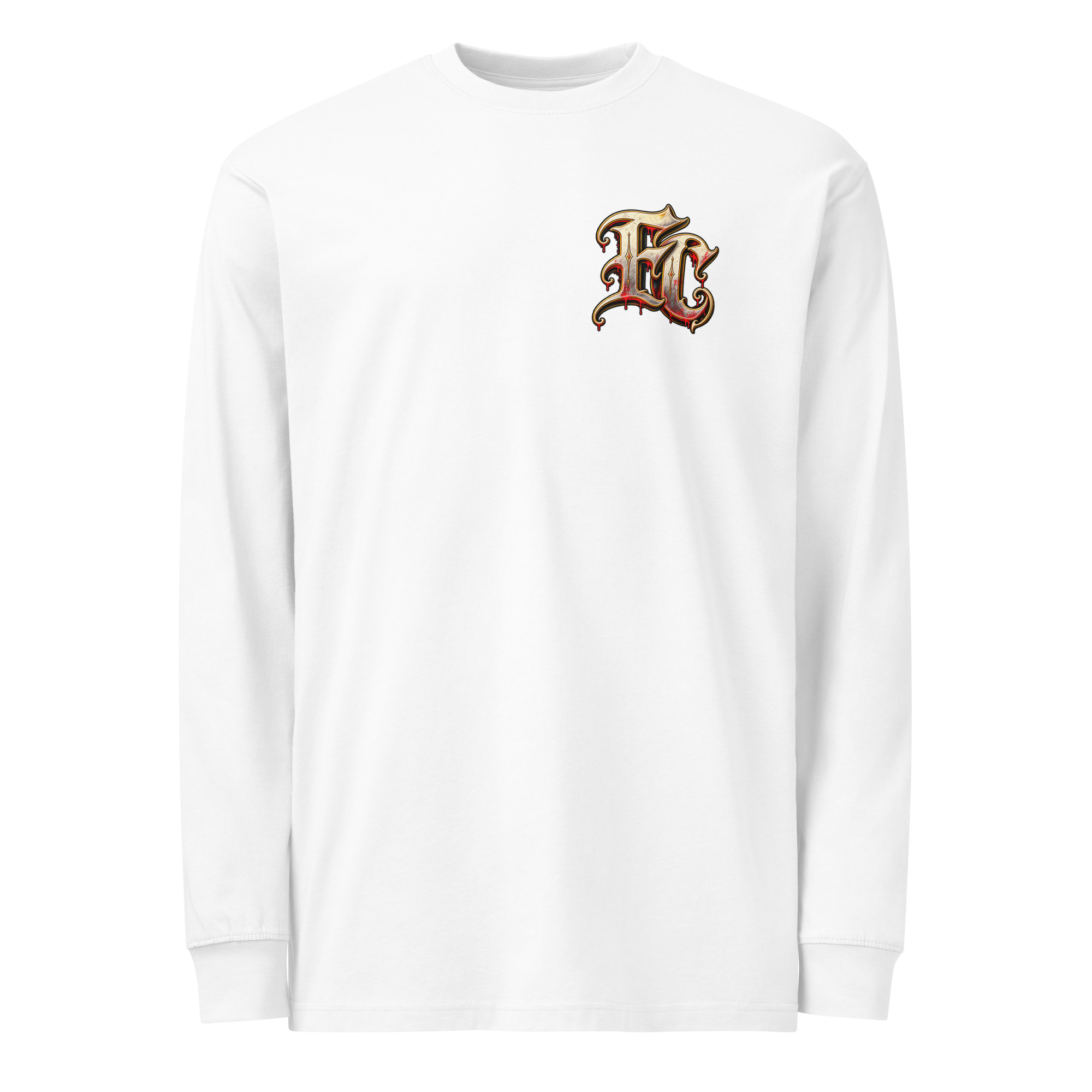 "BIG CITY DRAMA" Men's heavyweight long sleeve t-shirt