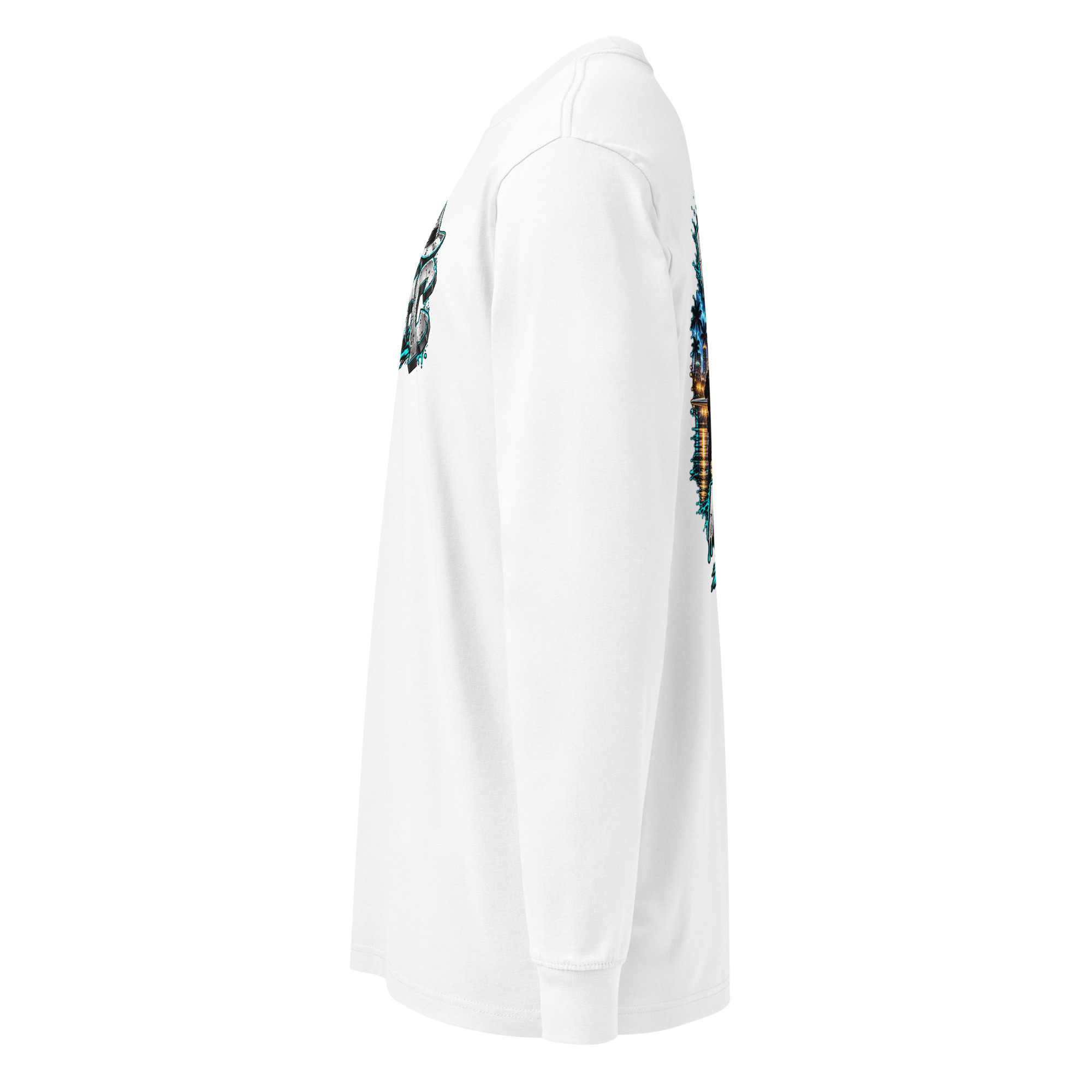 "JUSTICE SERVED COLOR" Men's heavyweight long sleeve t-shirt - Image 19