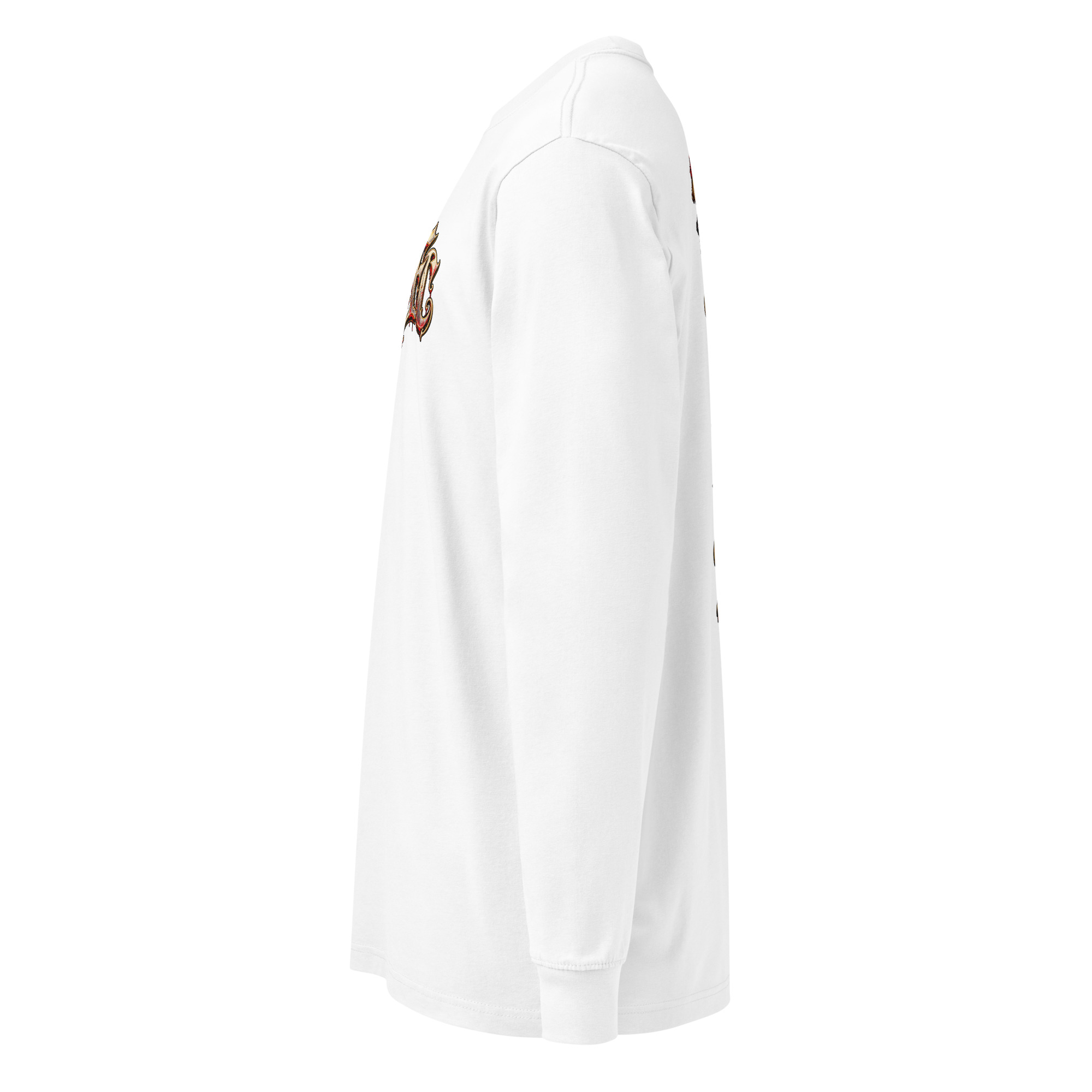 "BIG CITY DRAMA" Men's heavyweight long sleeve t-shirt - Image 3
