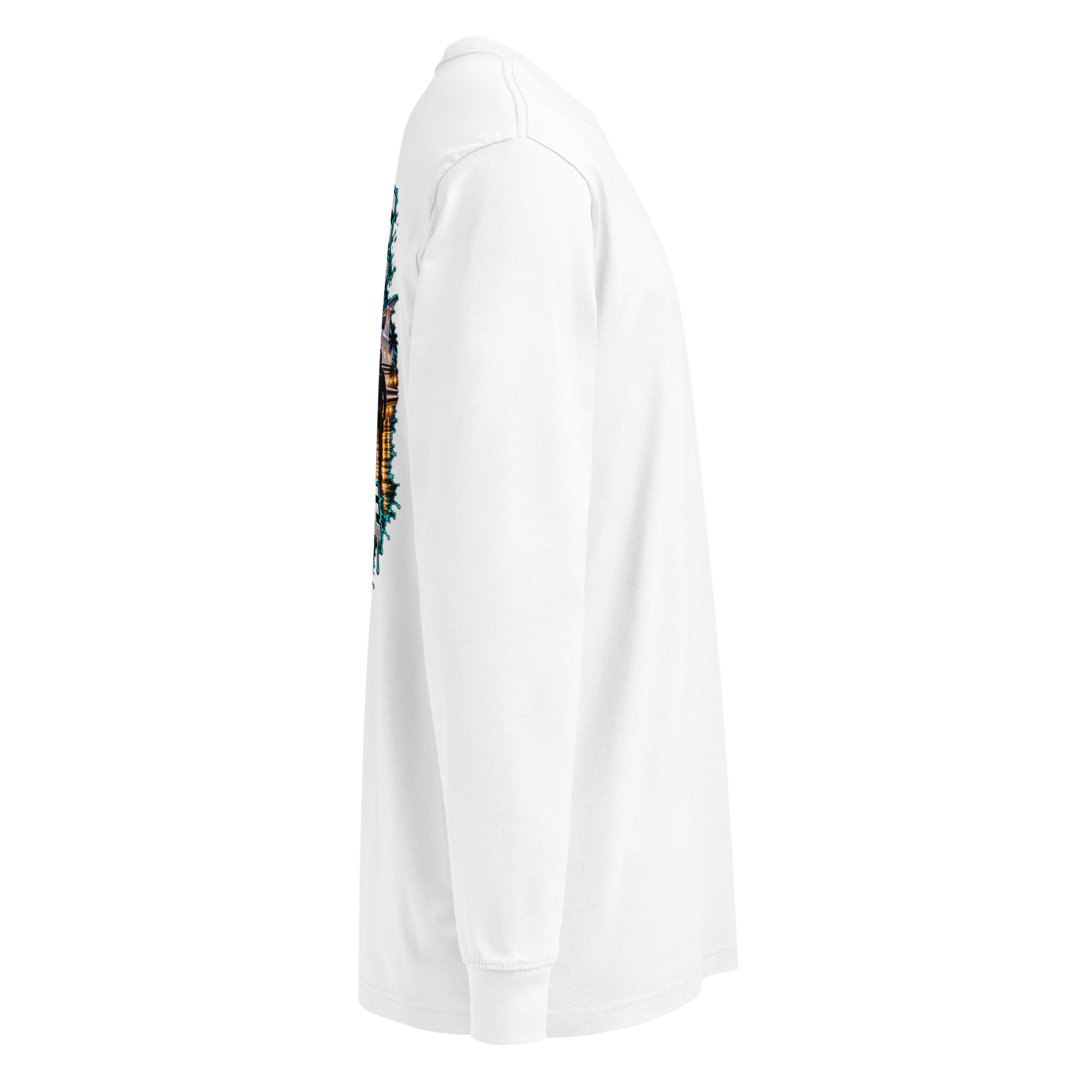 "JUSTICE SERVED" Men's heavyweight long sleeve t-shirt - Image 4