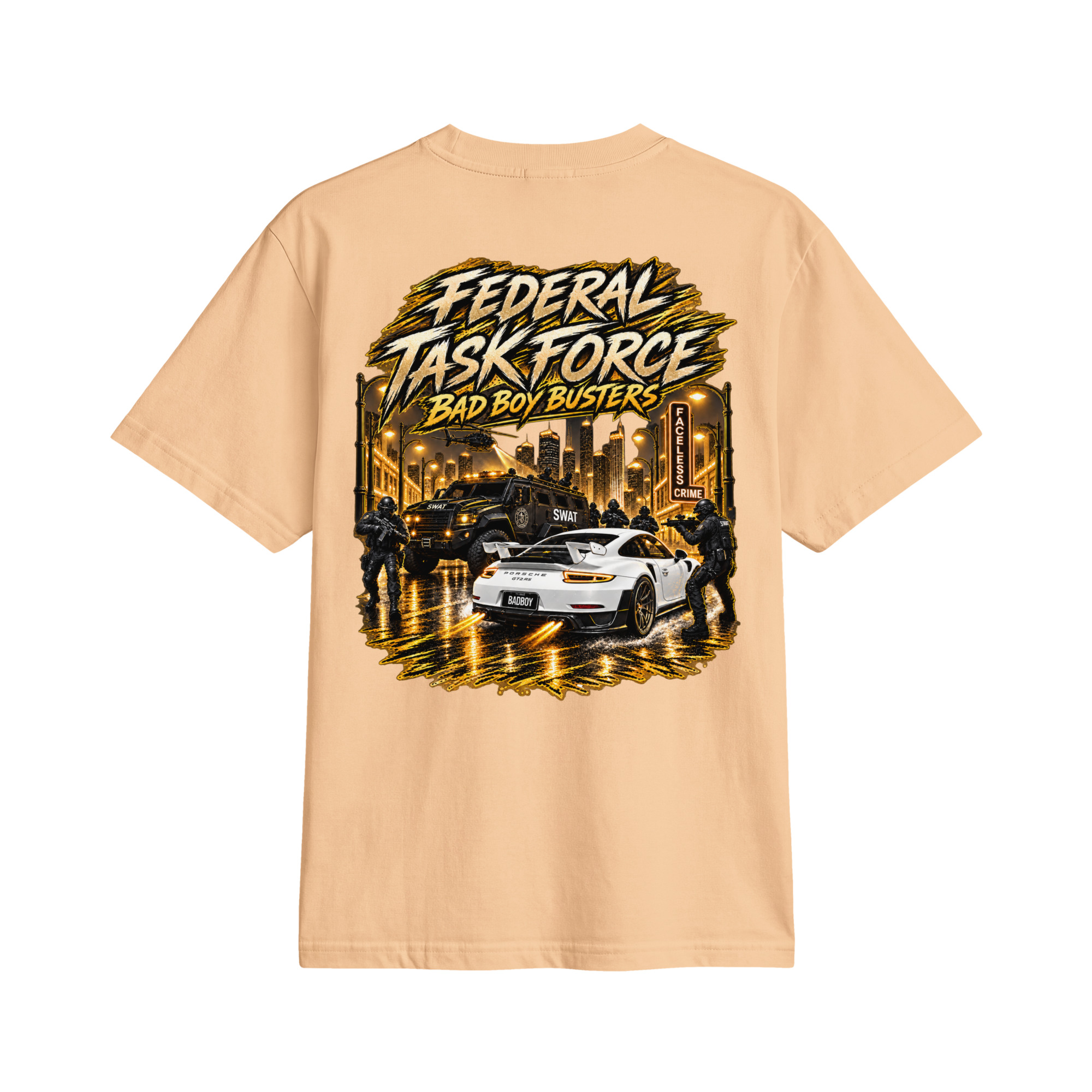 "BAD BOY BUSTER GOLD" Unisex active t-shirt - Image 24