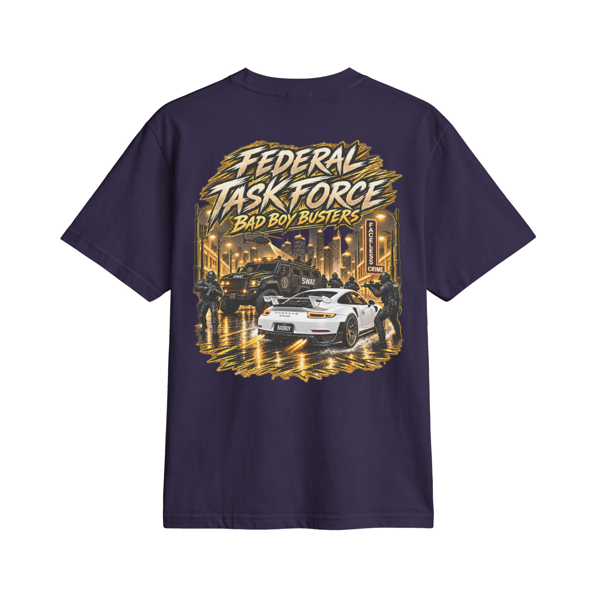 "BAD BOY BUSTER GOLD" Unisex active t-shirt - Image 14