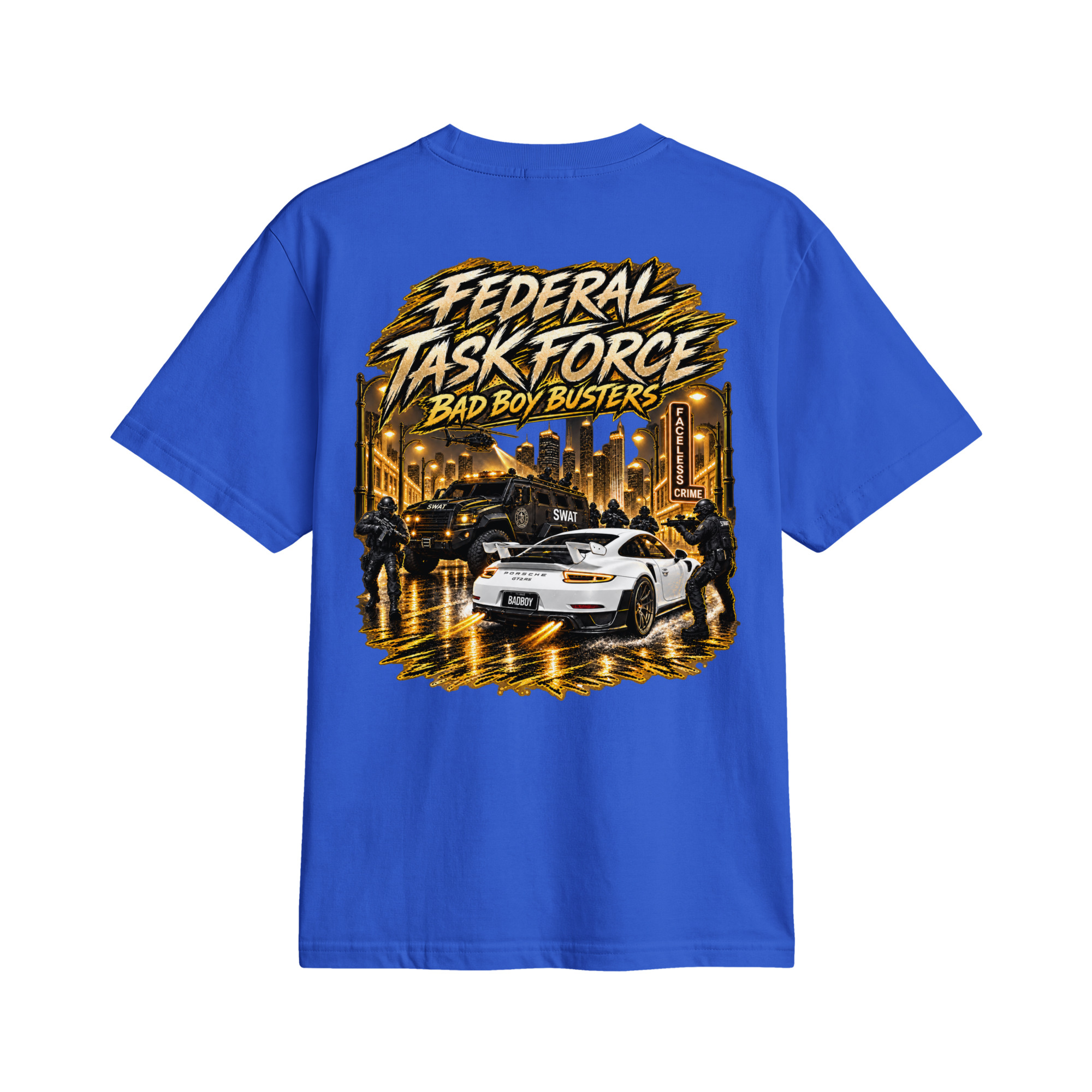 "BAD BOY BUSTER GOLD" Unisex active t-shirt - Image 20