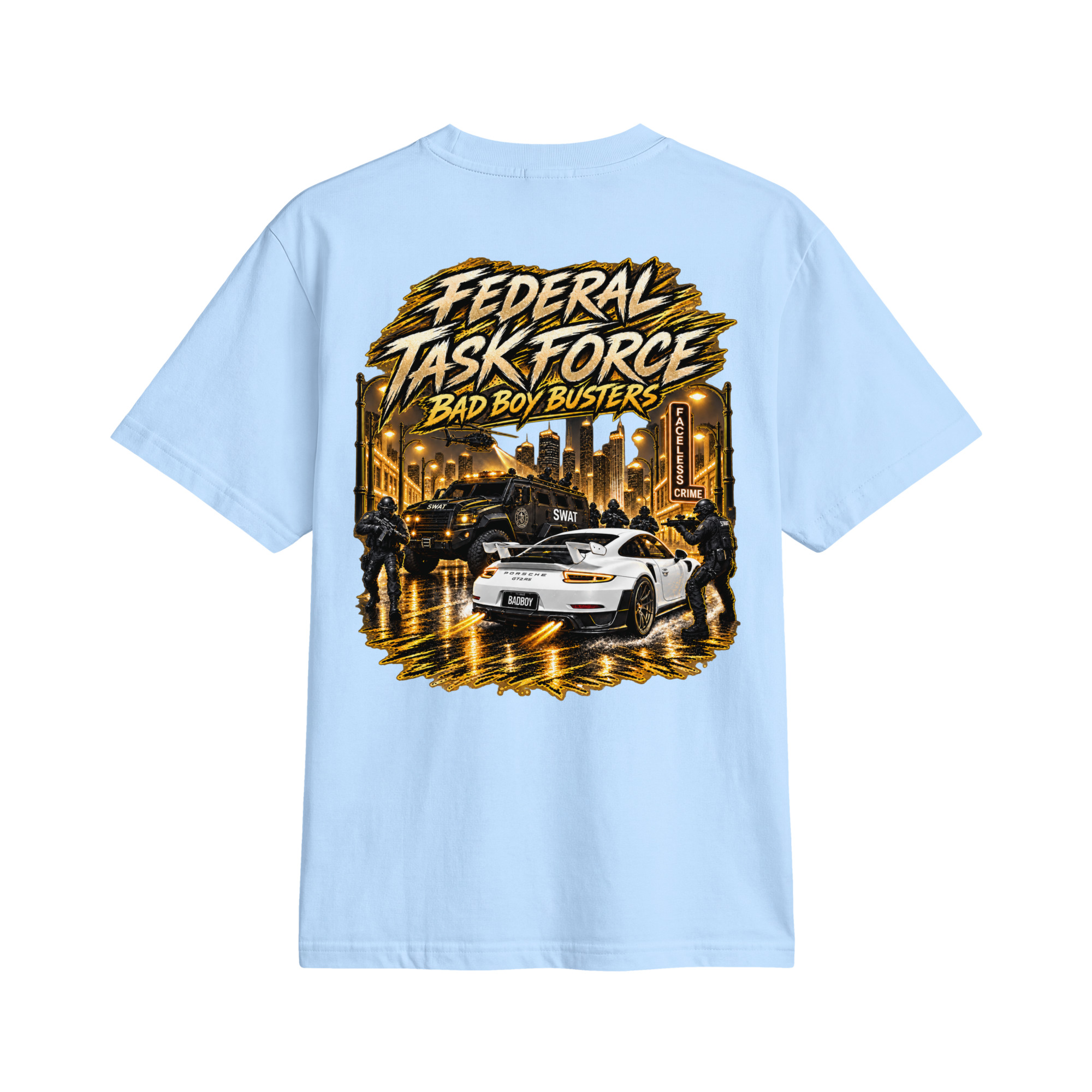 "BAD BOY BUSTER GOLD" Unisex active t-shirt - Image 26