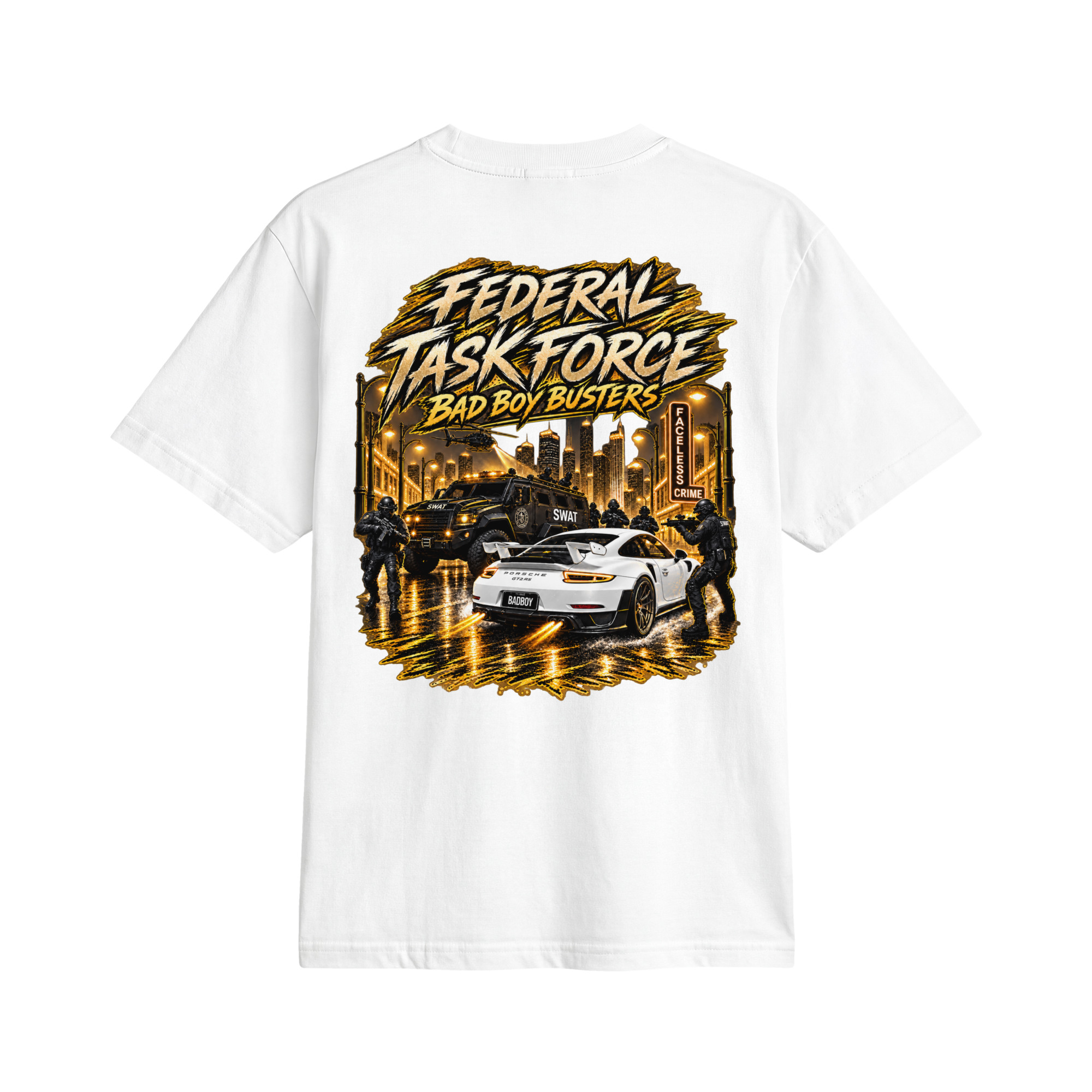 "BAD BOY BUSTER GOLD" Unisex active t-shirt - Image 30