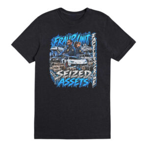 "SEIZED ASSAETS (COLOR)" Unisex deluxe CVC t-shirt