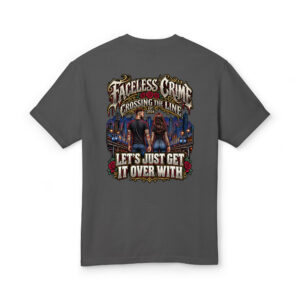 "LET'S GET IT OVER WITH COLOR" Garment-dyed heavyweight cotton tee