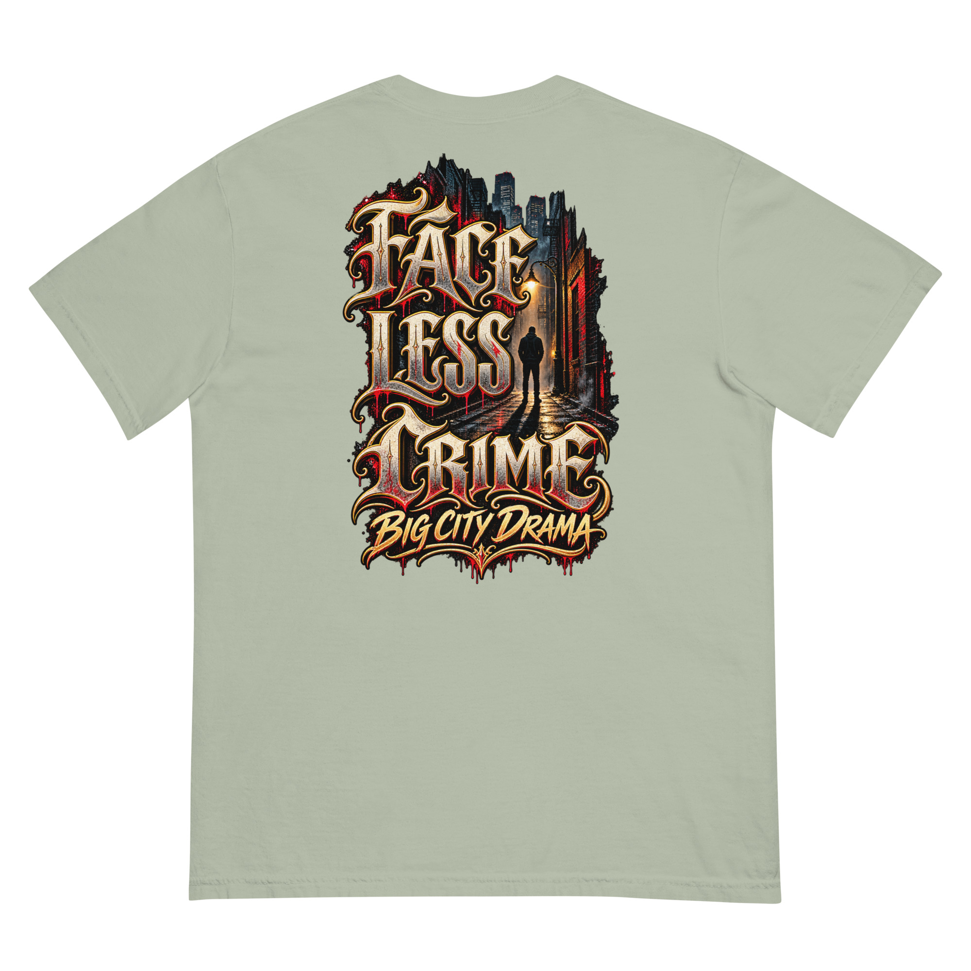 "BIG CITY DRAMA (COLOR)" Unisex garment-dyed heavyweight t-shirt - Image 24