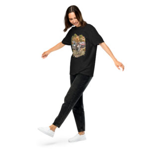 "RIDE OR DIE GOLD" Unisex garment-dyed heavyweight t-shirt