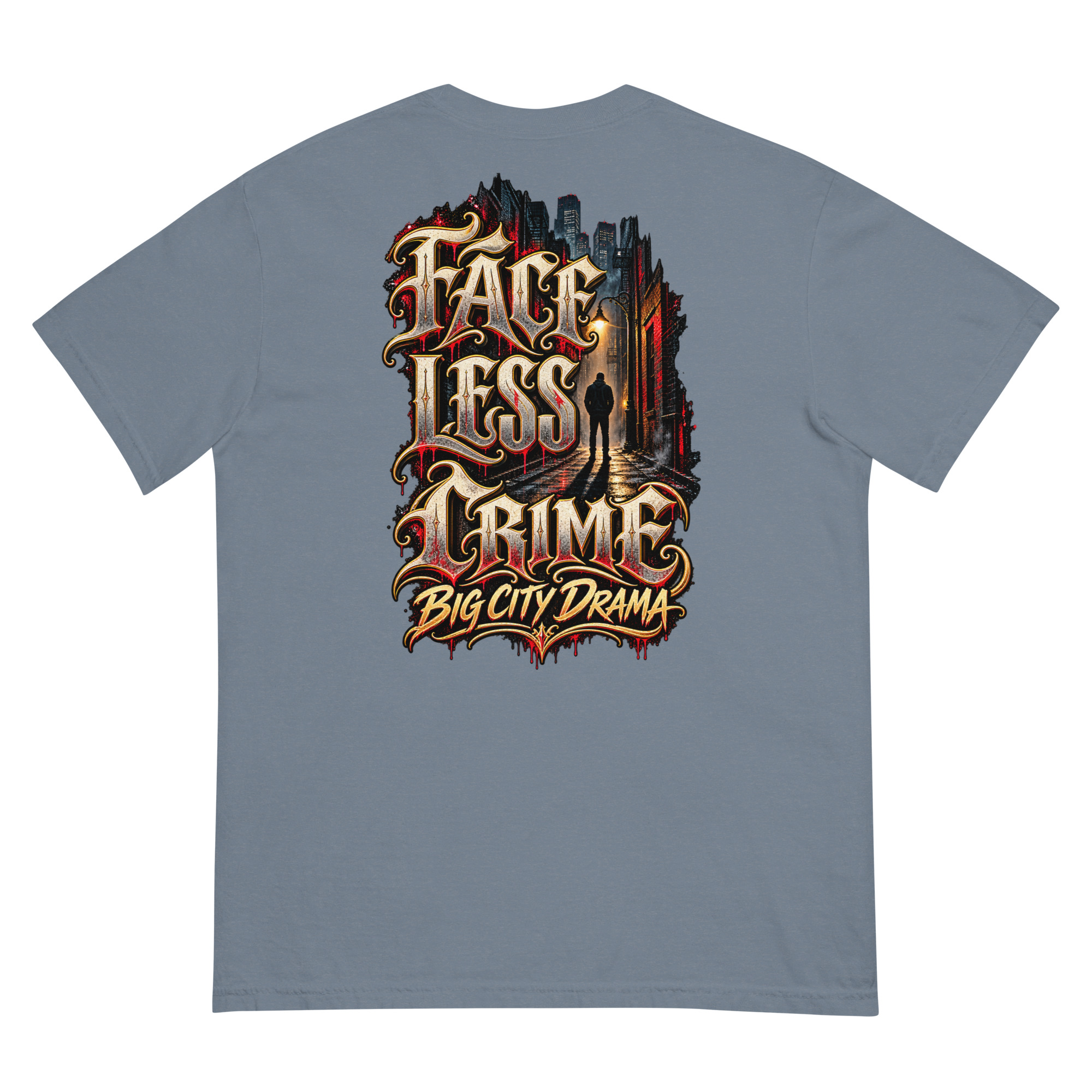 "BIG CITY DRAMA (COLOR)" Unisex garment-dyed heavyweight t-shirt - Image 77
