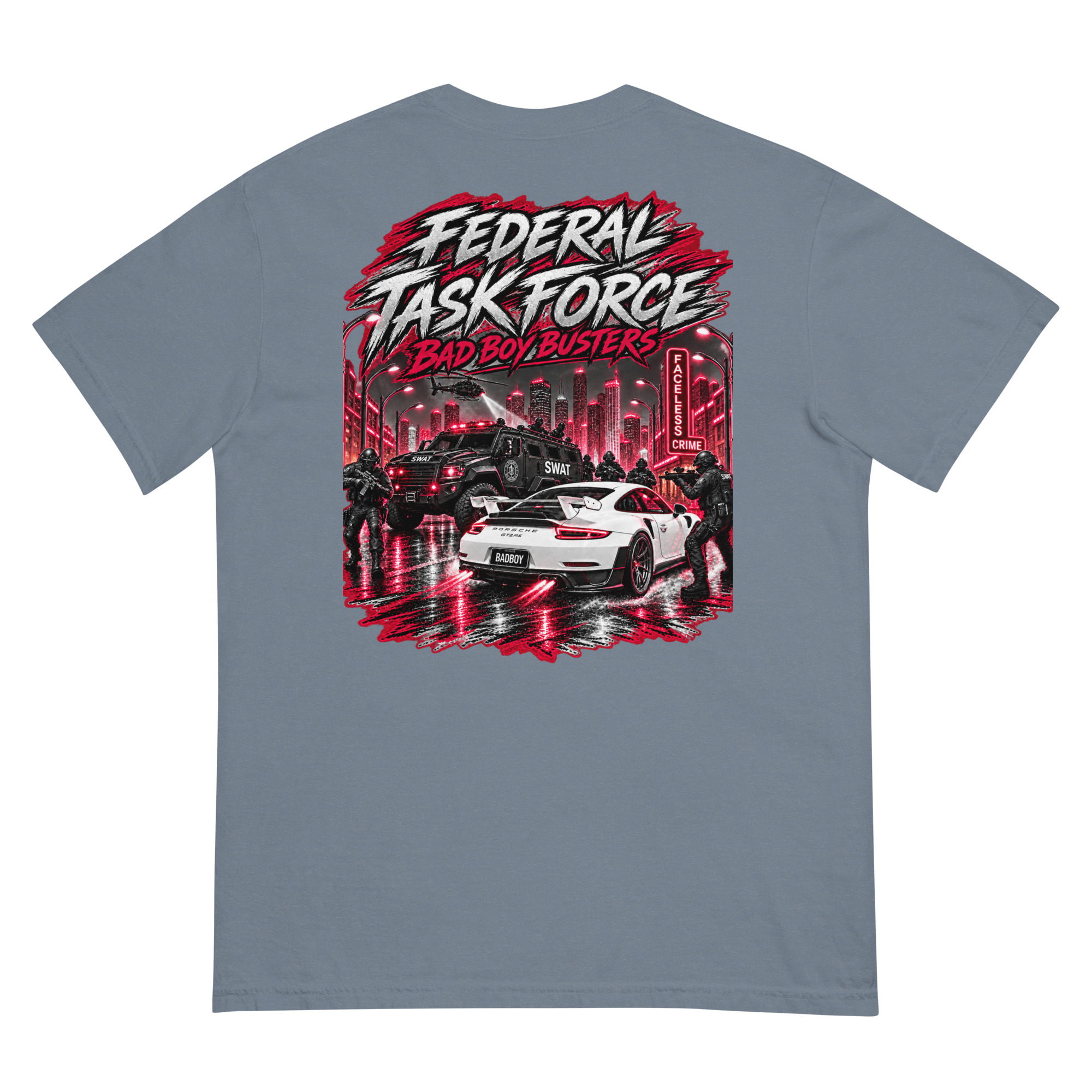 "BAD BOY BUSTERS (COLOR)" Unisex garment-dyed heavyweight t-shirt - Image 37
