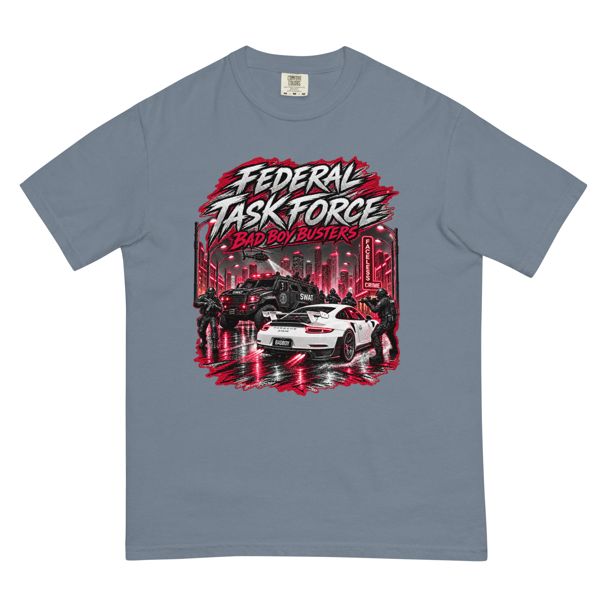"BAD BOY BUSTERS (COLOR)" Unisex garment-dyed heavyweight t-shirt - Image 51