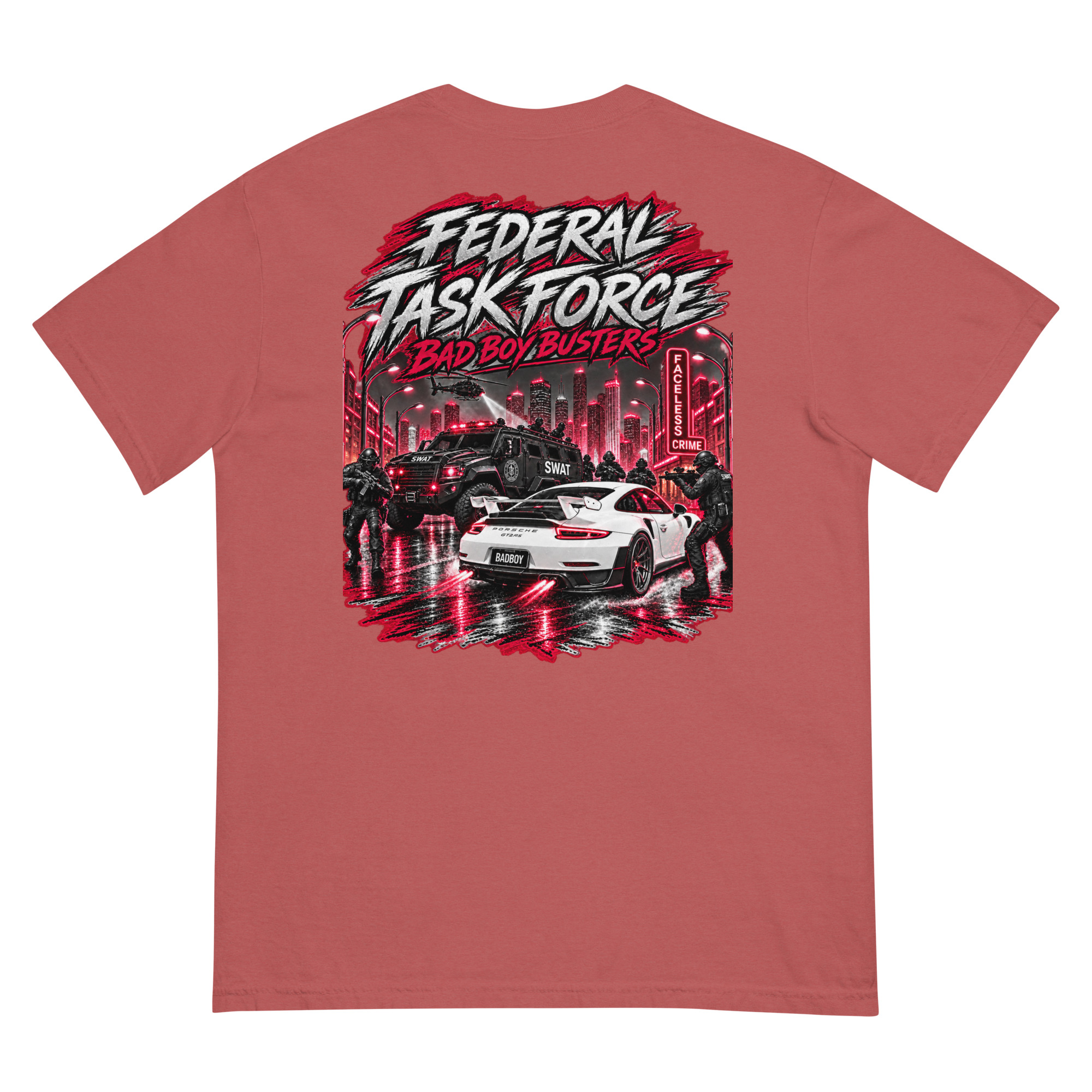 "BAD BOY BUSTERS (COLOR)" Unisex garment-dyed heavyweight t-shirt - Image 35