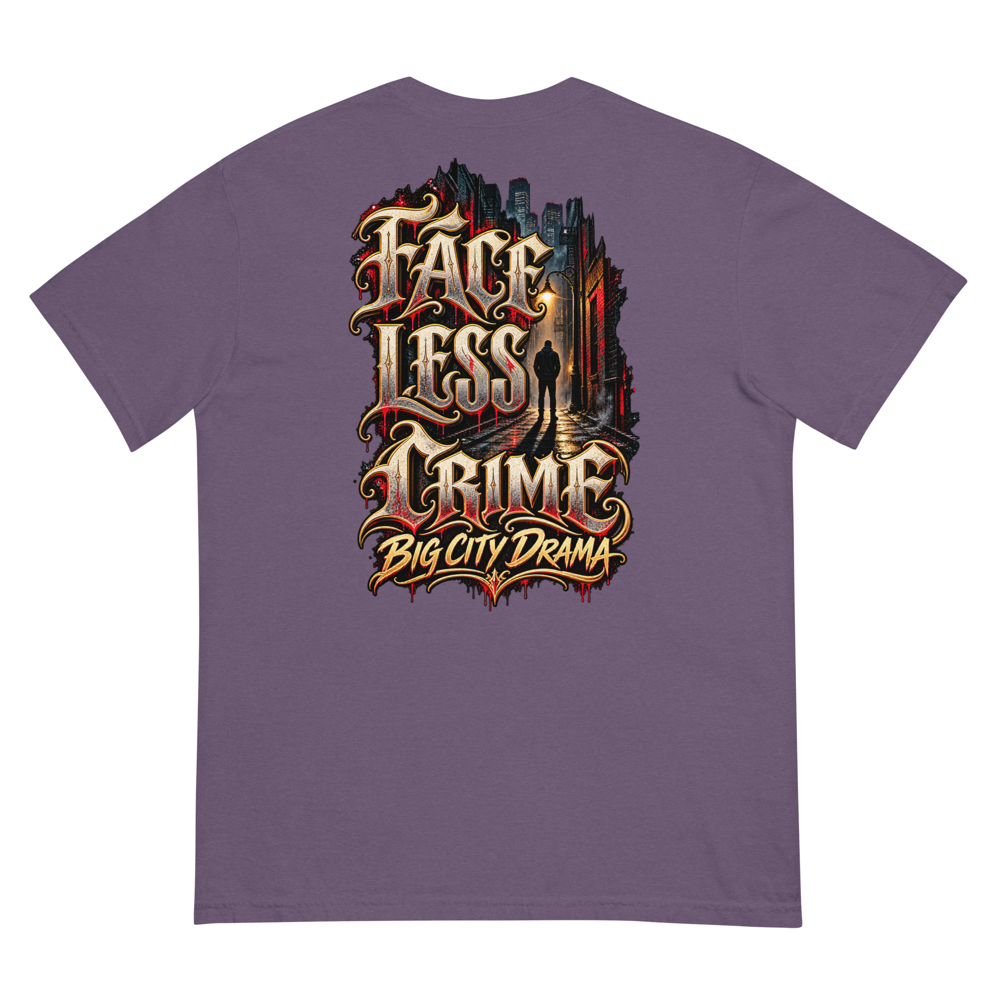 "BIG CITY DRAMA (COLOR)" Unisex garment-dyed heavyweight t-shirt - Image 116