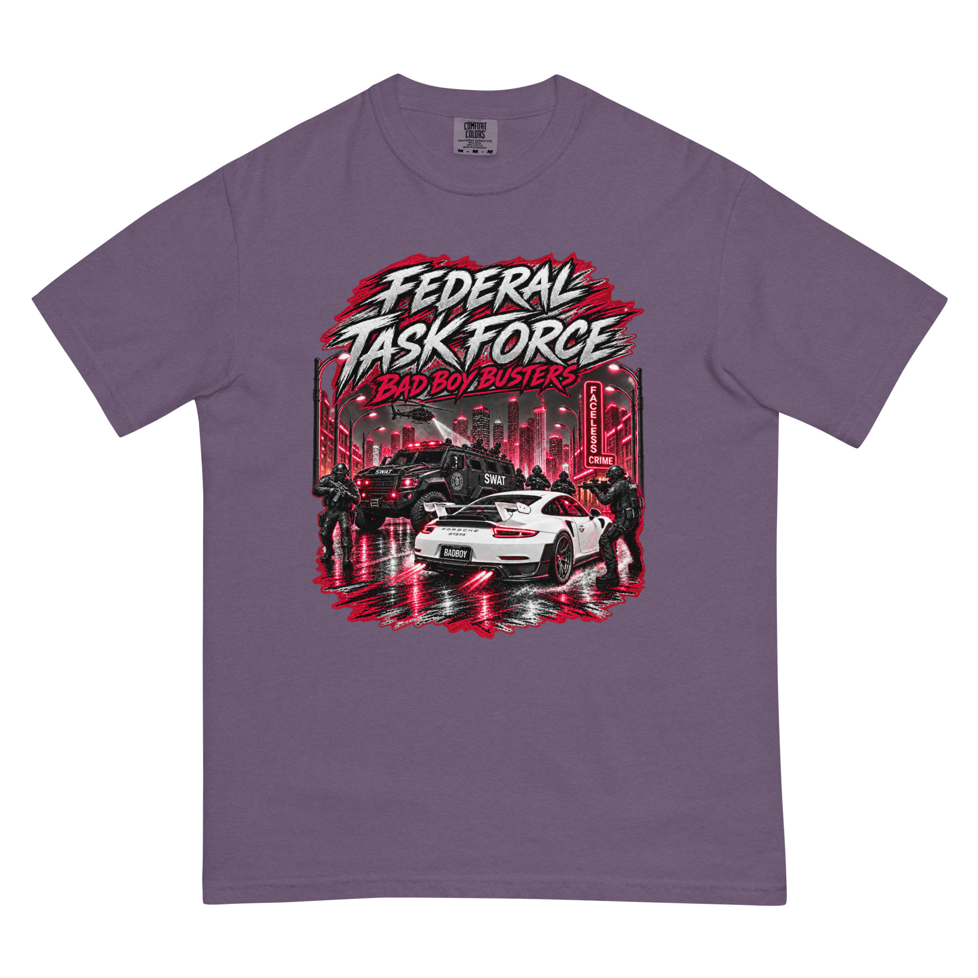 "BAD BOY BUSTERS (COLOR)" Unisex garment-dyed heavyweight t-shirt - Image 49