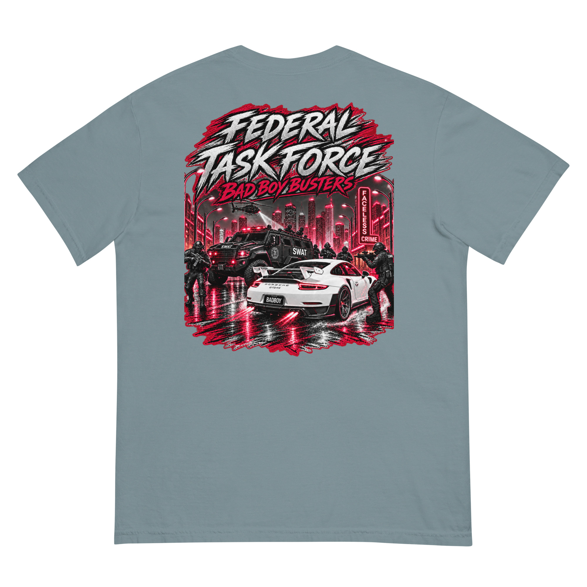 "BAD BOY BUSTERS (COLOR)" Unisex garment-dyed heavyweight t-shirt - Image 24