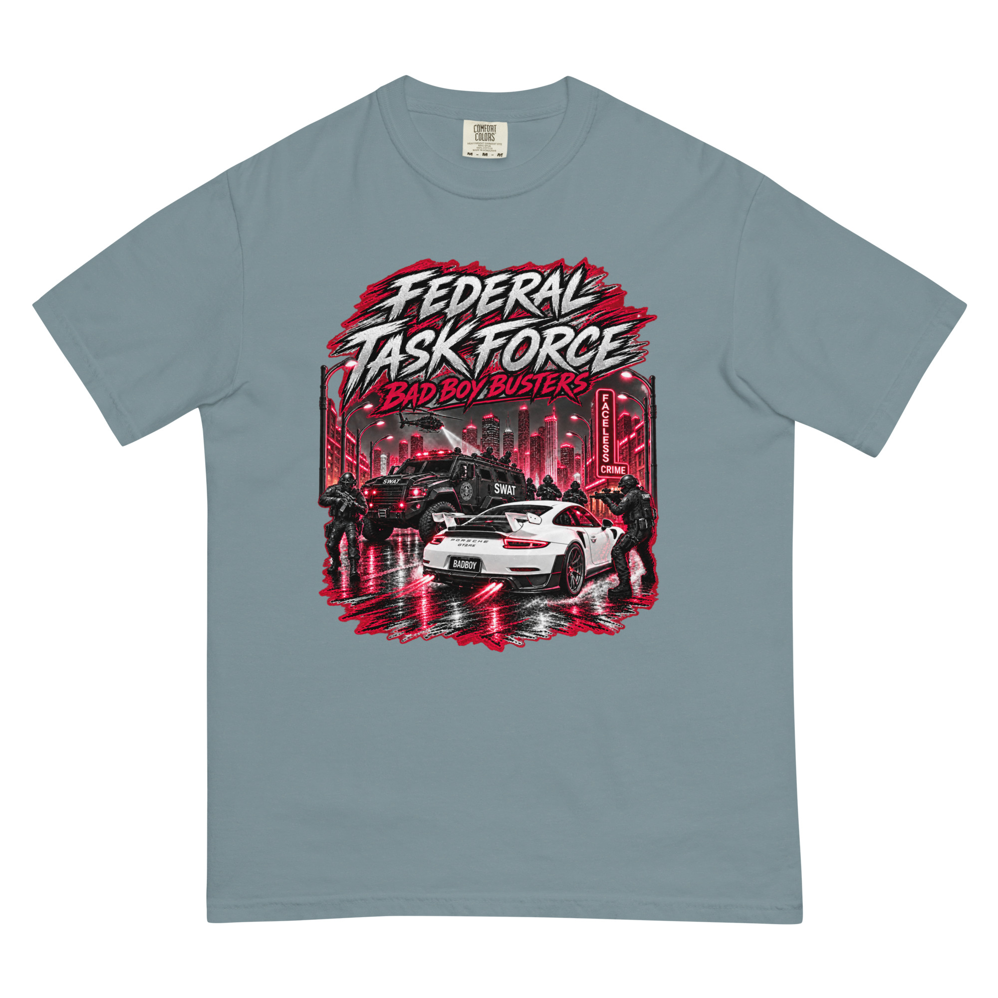 "BAD BOY BUSTERS (COLOR)" Unisex garment-dyed heavyweight t-shirt - Image 53