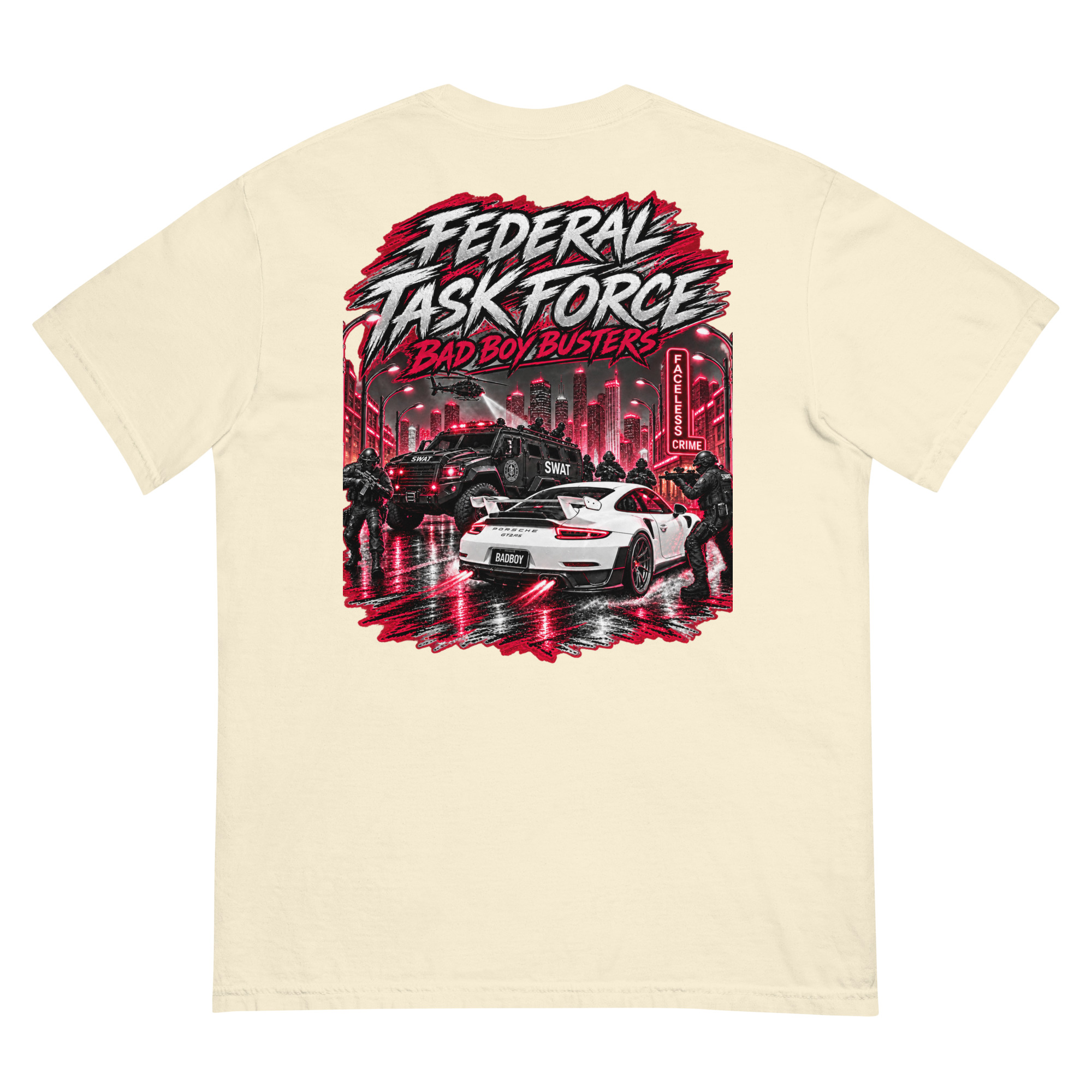 "BAD BOY BUSTERS (COLOR)" Unisex garment-dyed heavyweight t-shirt - Image 27
