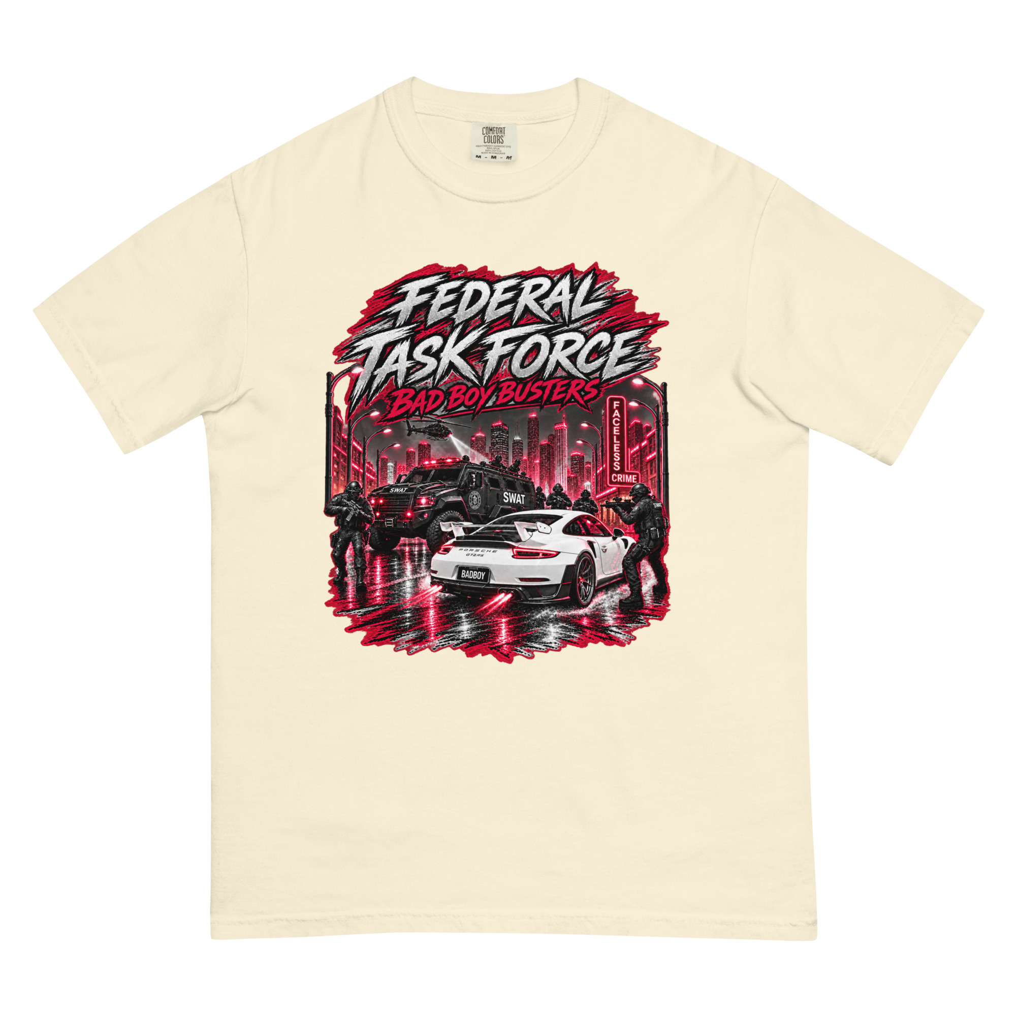 "BAD BOY BUSTERS (COLOR)" Unisex garment-dyed heavyweight t-shirt - Image 56