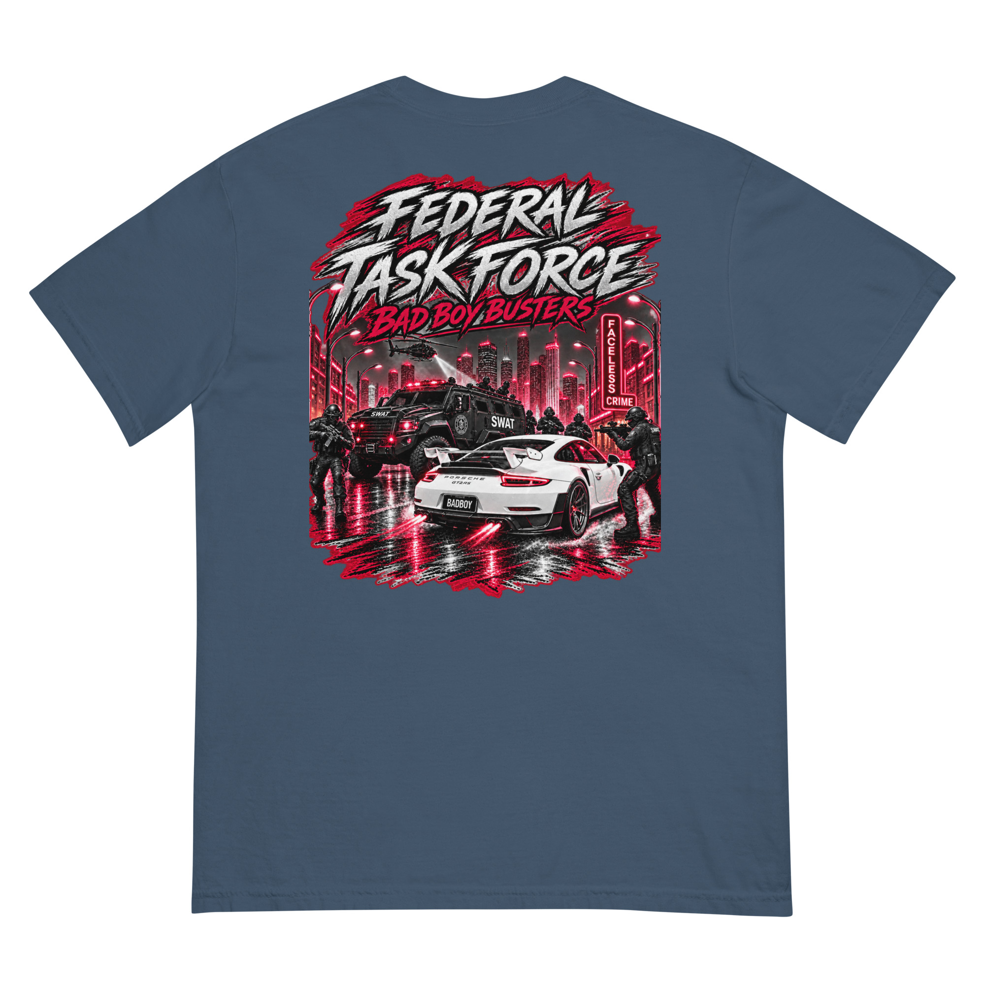 "BAD BOY BUSTERS (COLOR)" Unisex garment-dyed heavyweight t-shirt - Image 18