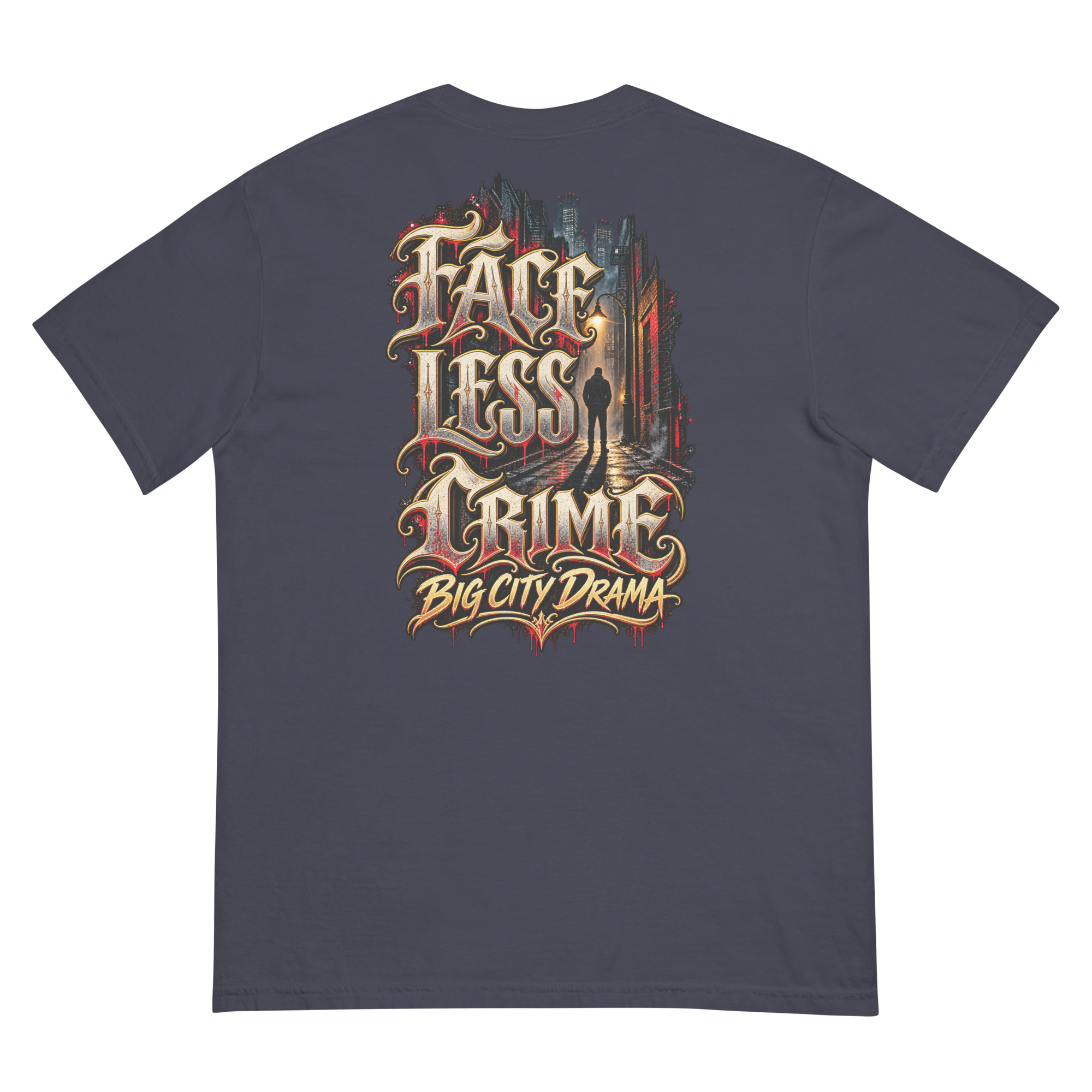 "BIG CITY DRAMA (COLOR)" Unisex garment-dyed heavyweight t-shirt - Image 17