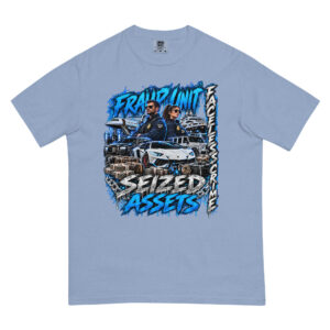 "SEIZED ASSETS (COLOR)" Unisex garment-dyed heavyweight t-shirt