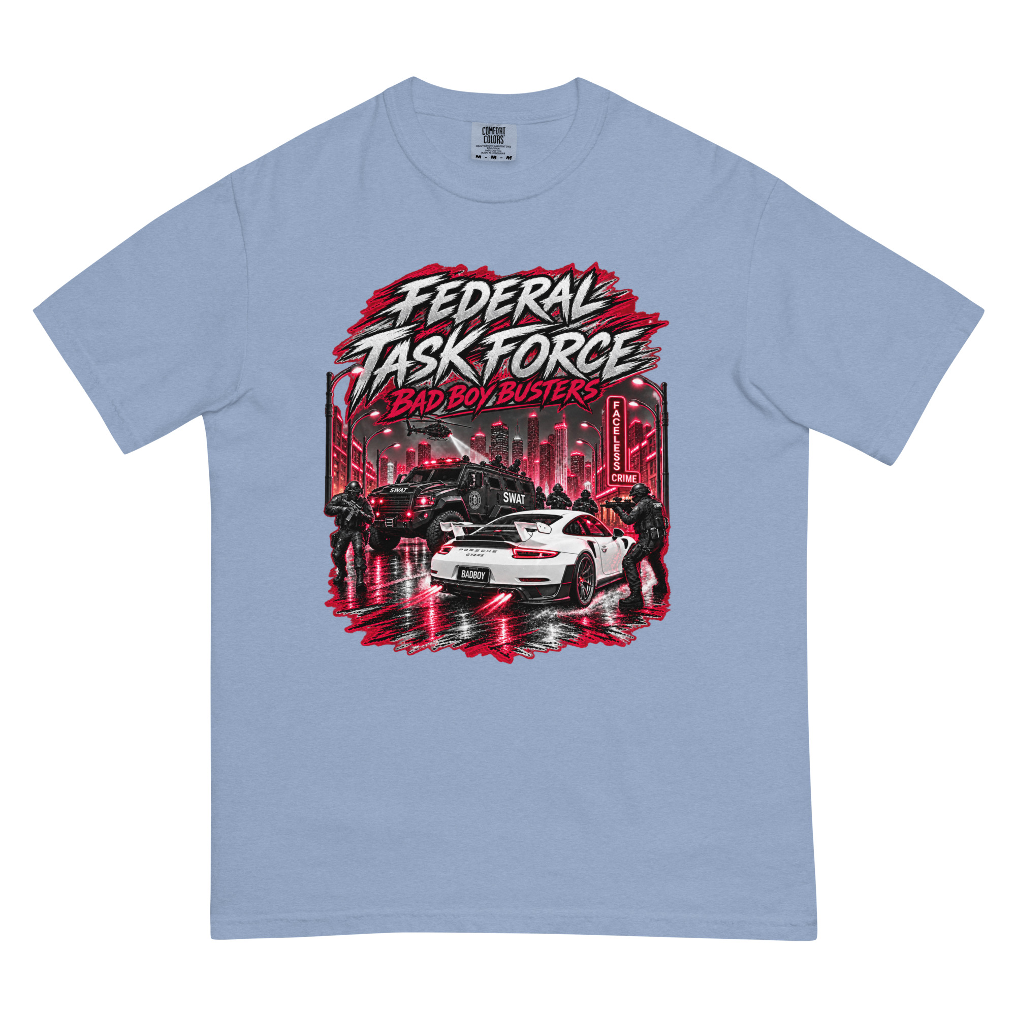 "BAD BOY BUSTERS (COLOR)" Unisex garment-dyed heavyweight t-shirt - Image 55