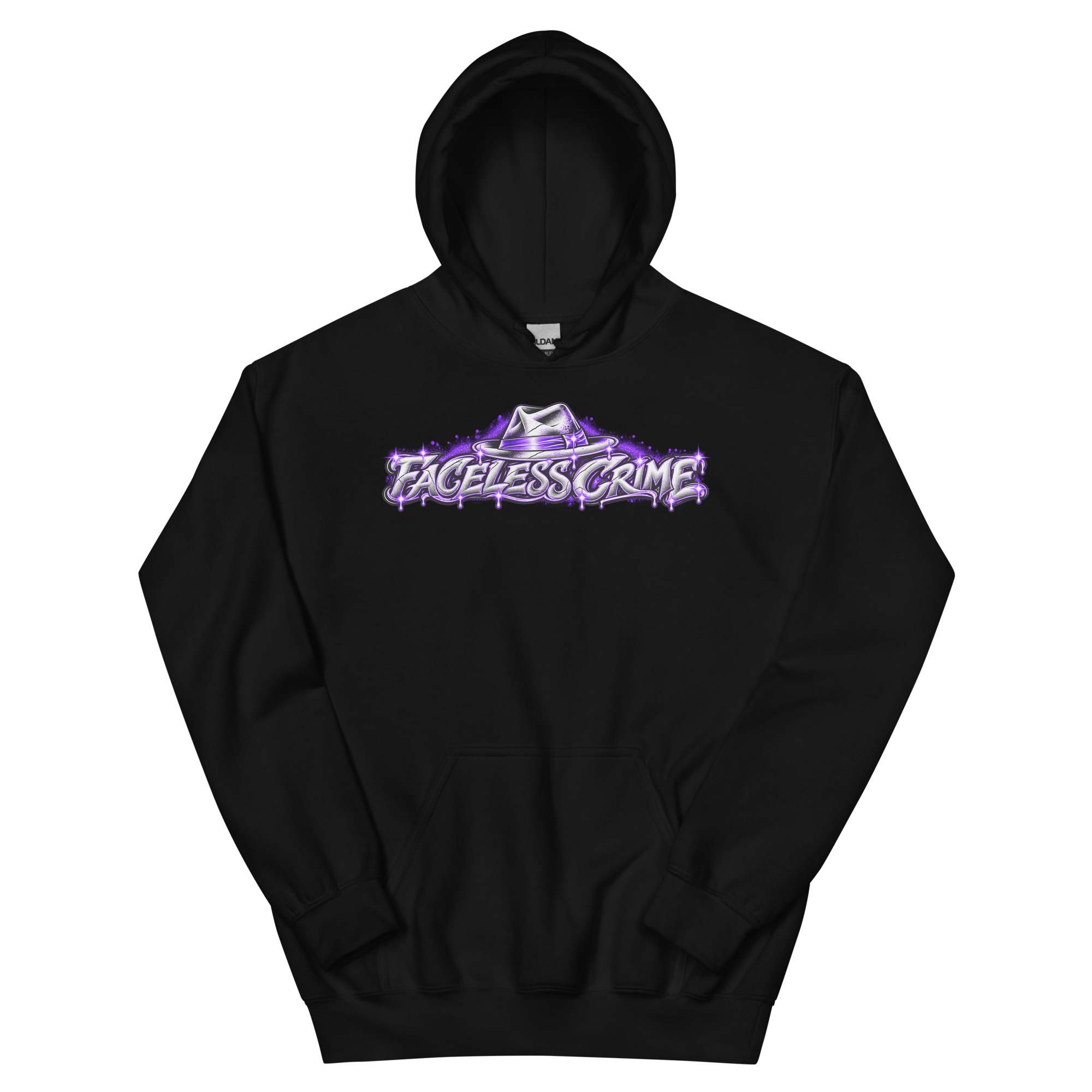 "FACELESS CRIME(PURPLE)" Unisex Hoodie