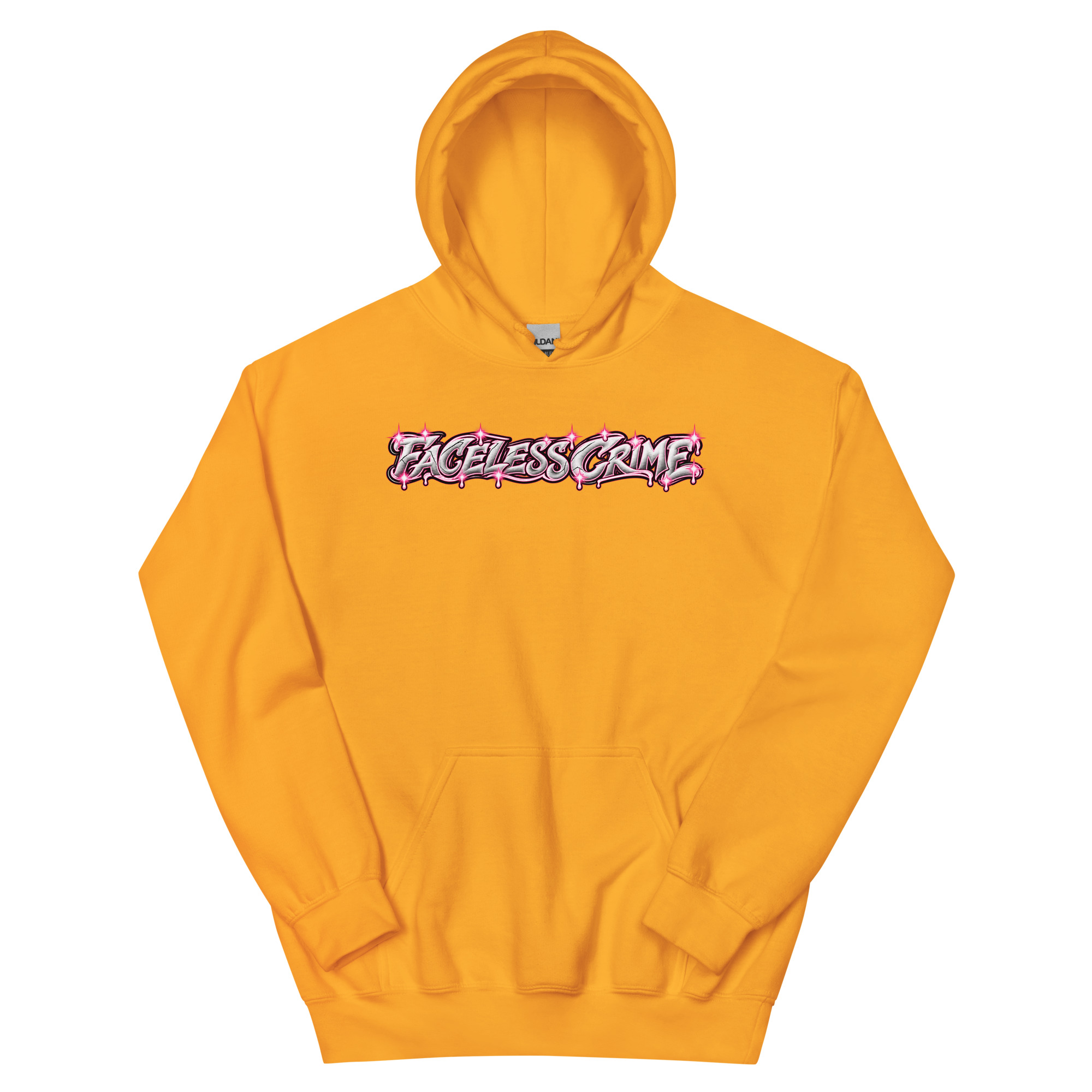 "FACELESS CRIME (PINK)" Unisex Hoodie - Image 5