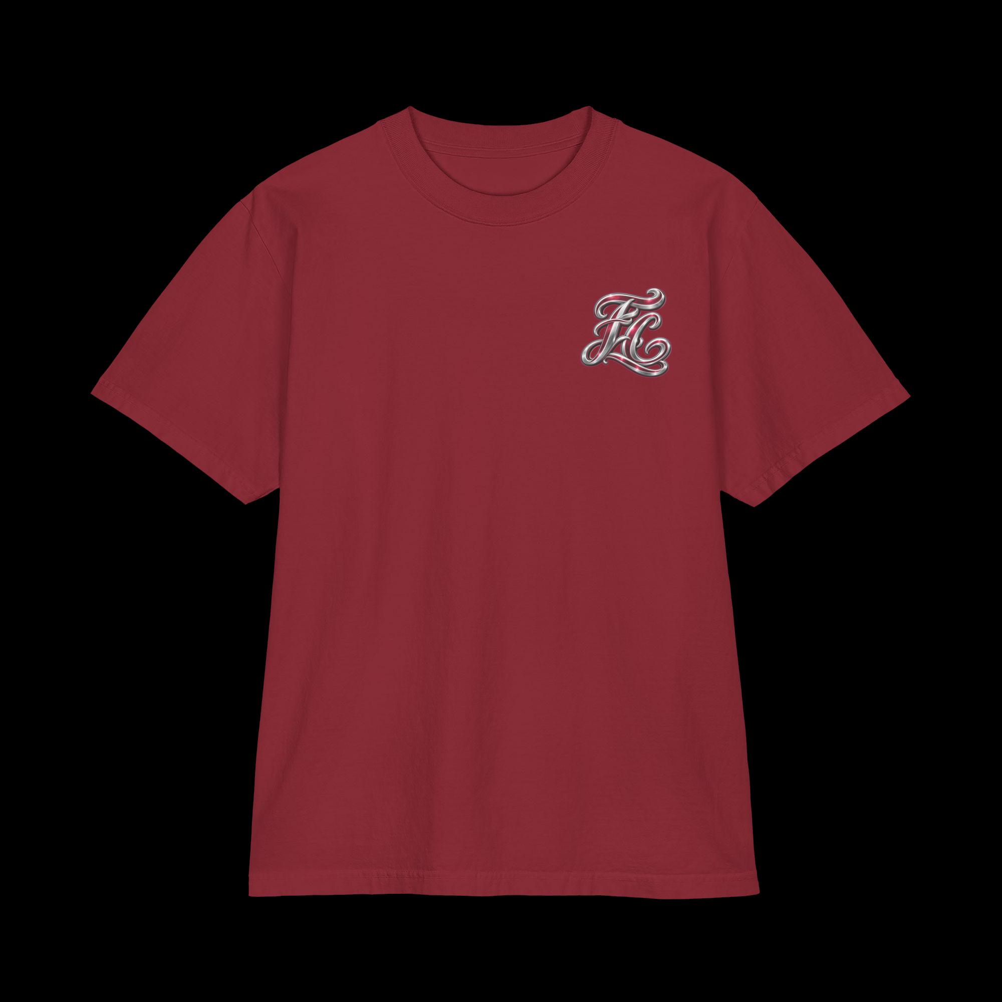 " RIDE OR DIE MAROON + GREY" Unisex max heavyweight short sleeve - Image 35