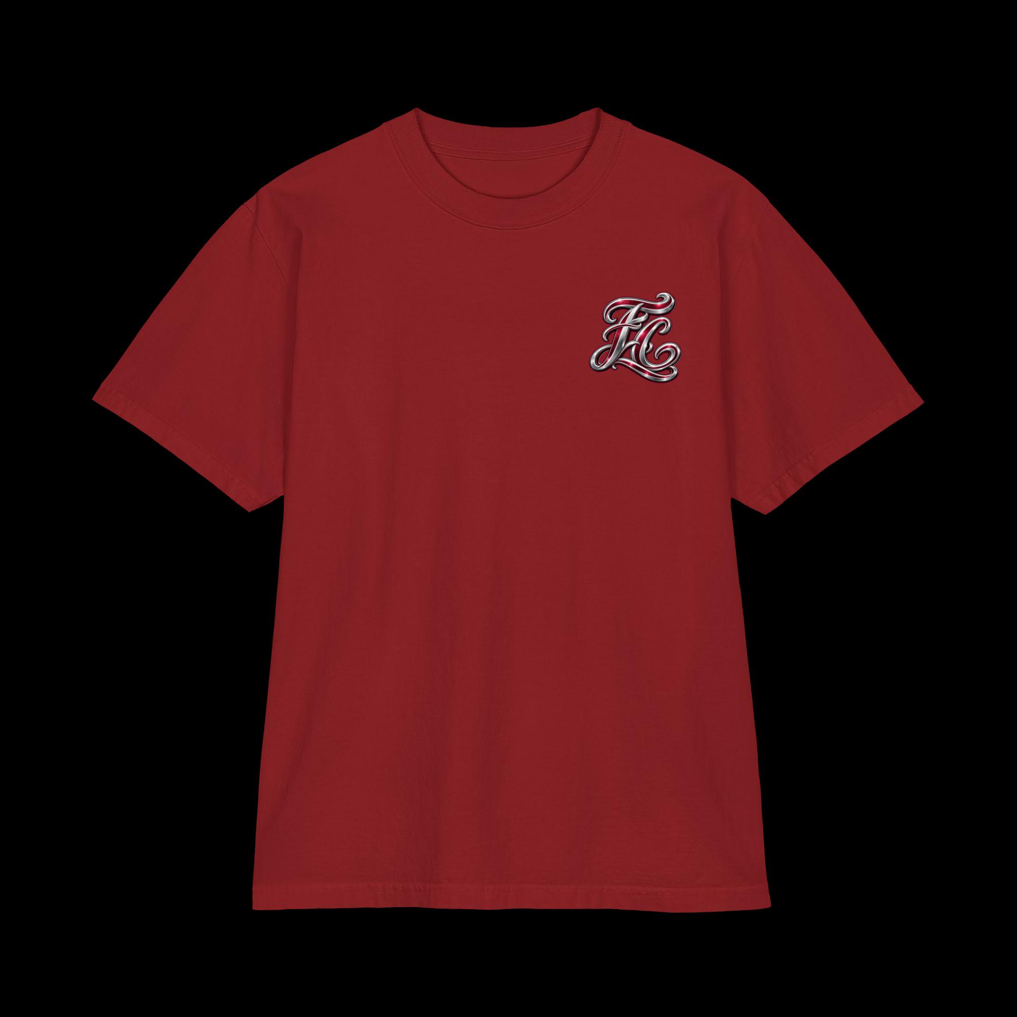 " RIDE OR DIE MAROON + GREY" Unisex max heavyweight short sleeve - Image 36