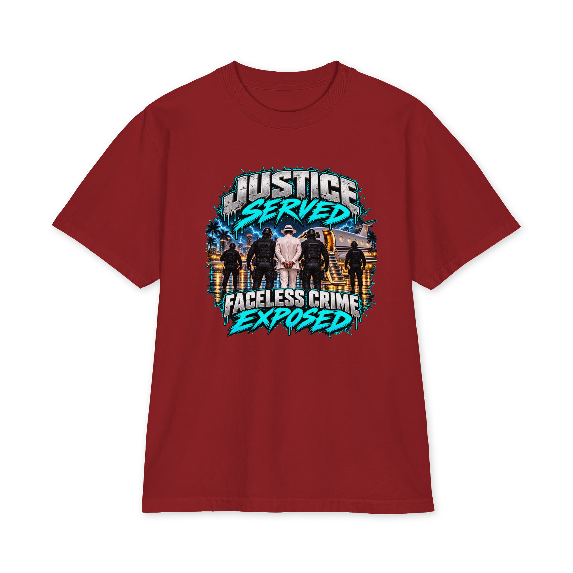 "JUSTICE SERVED COLOR" Unisex max heavyweight short sleeve - Image 15