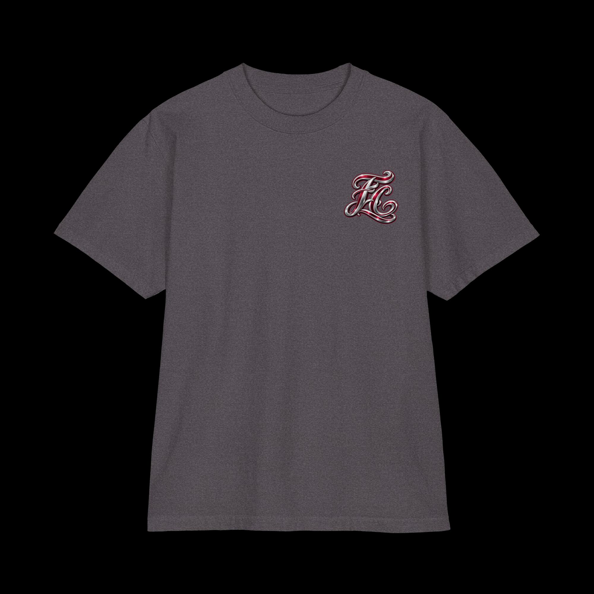 " RIDE OR DIE MAROON + GREY" Unisex max heavyweight short sleeve - Image 37