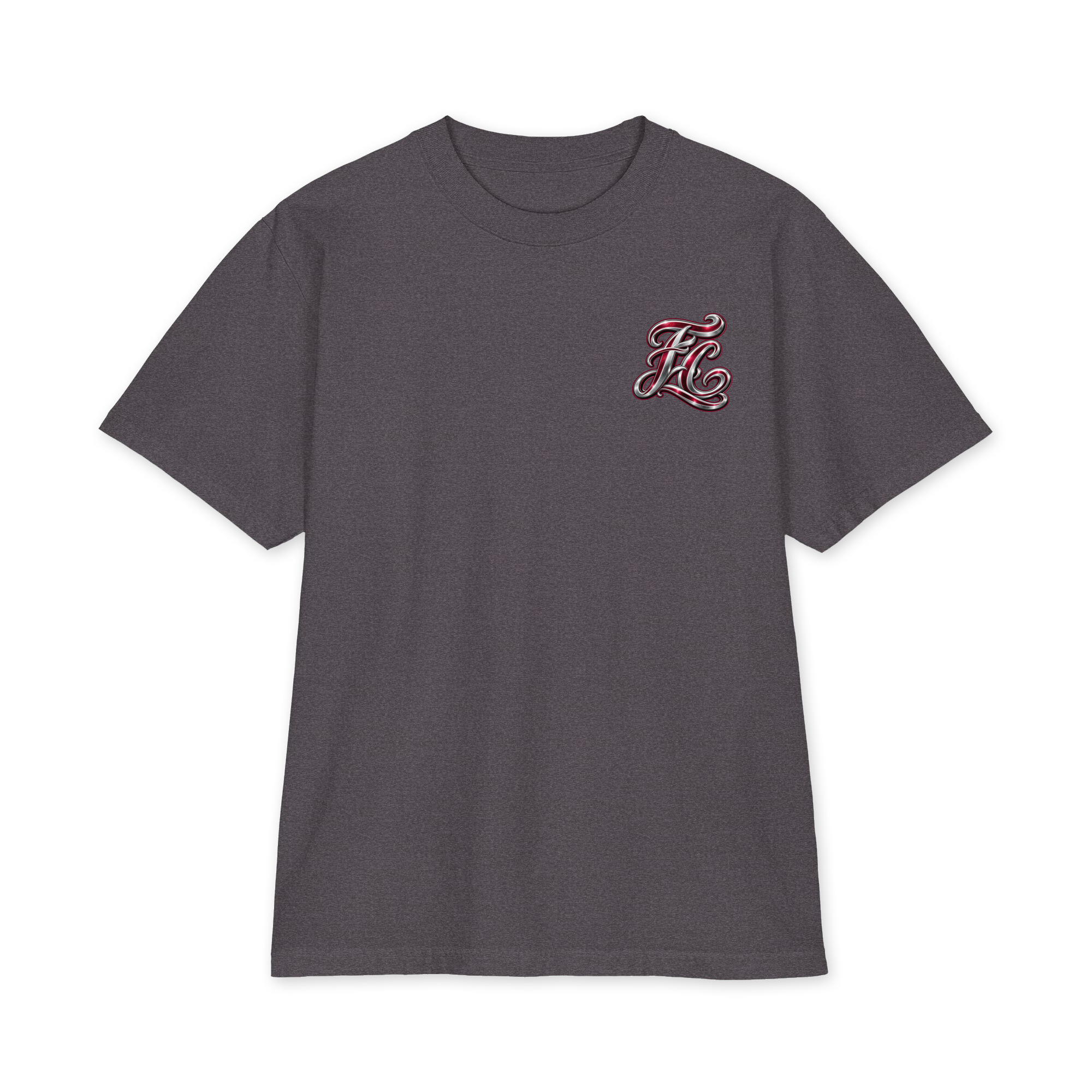 " RIDE OR DIE MAROON + GREY" Unisex max heavyweight short sleeve - Image 56