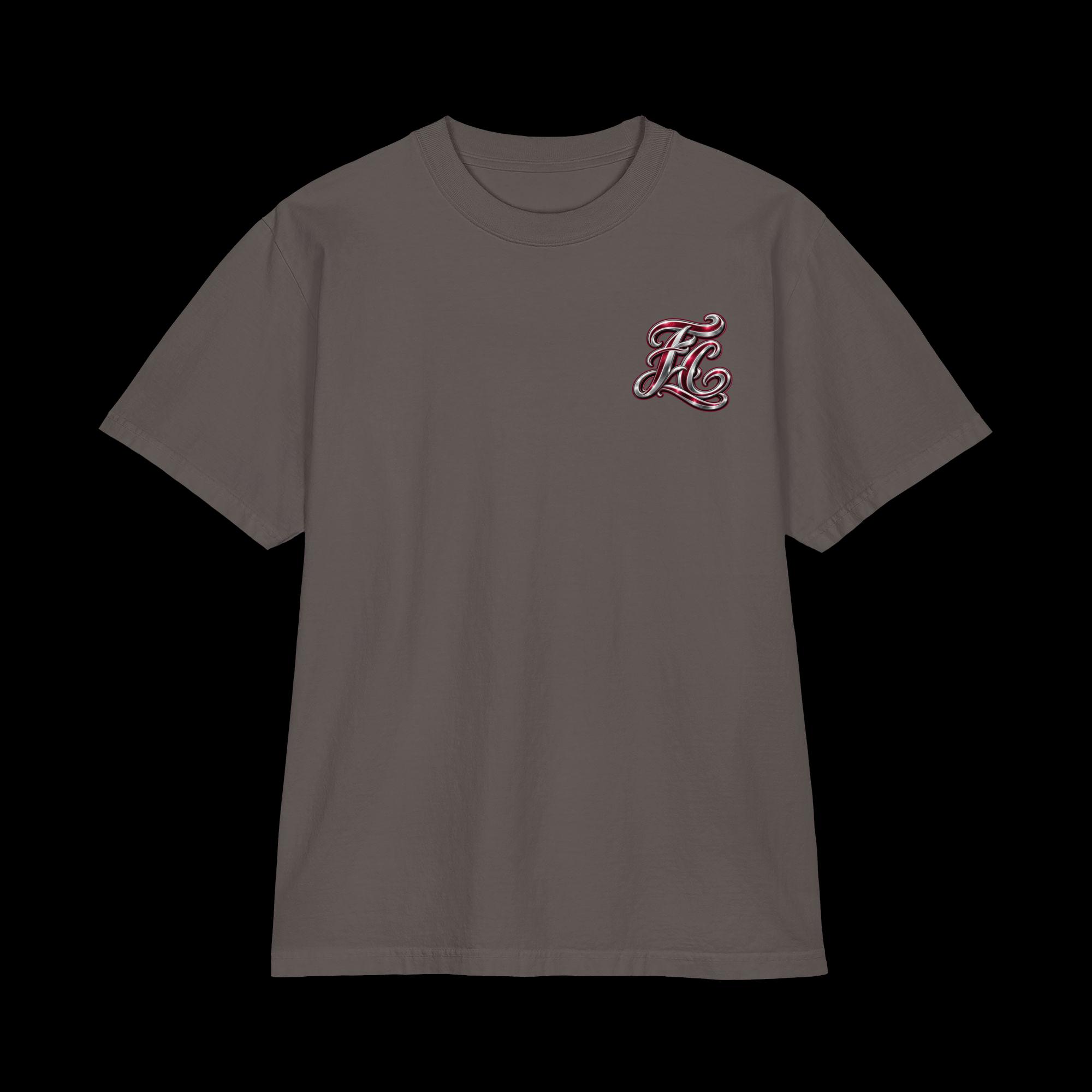 " RIDE OR DIE MAROON + GREY" Unisex max heavyweight short sleeve - Image 38