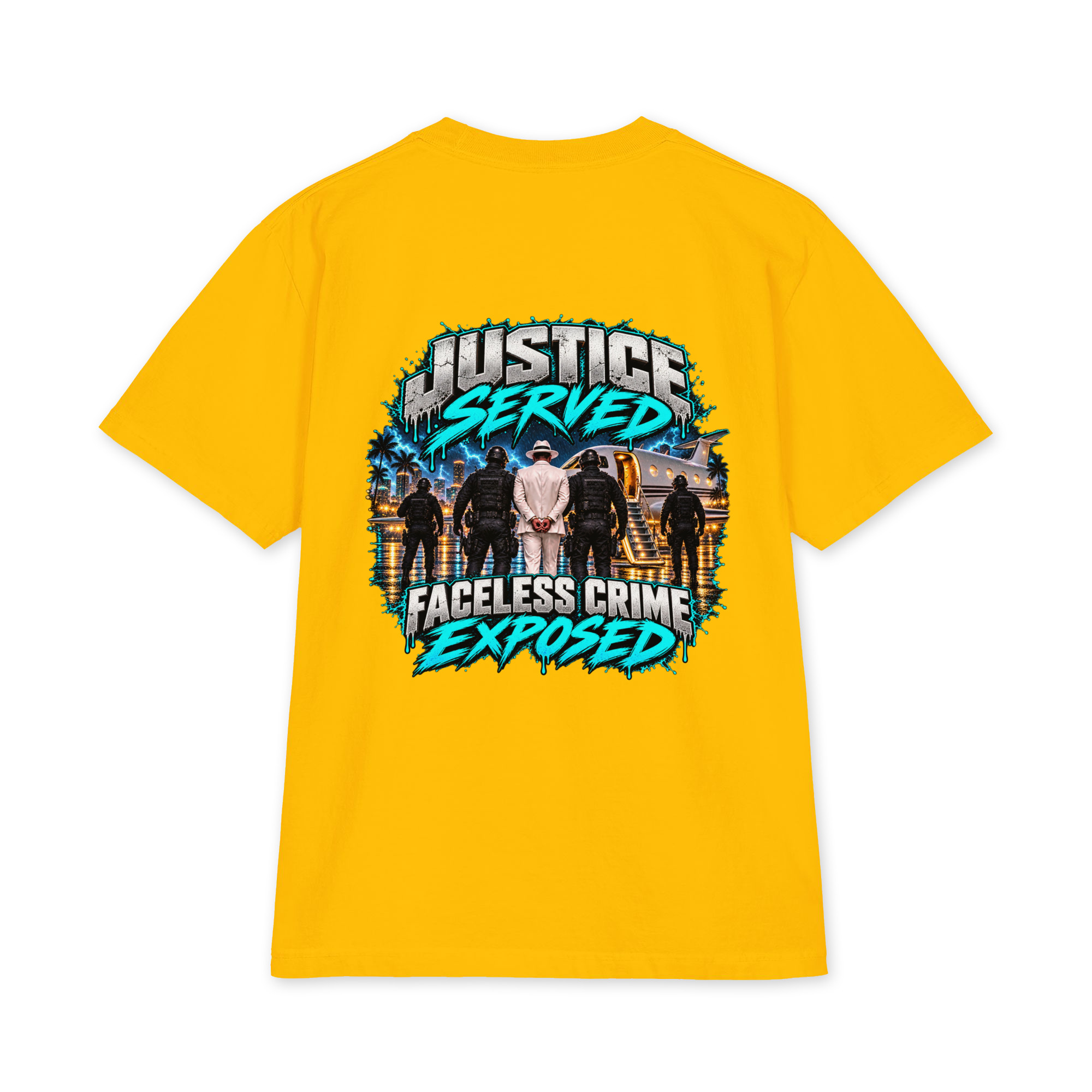 "JUSTICE SERVED COLOR" Unisex max heavyweight short sleeve - Image 9