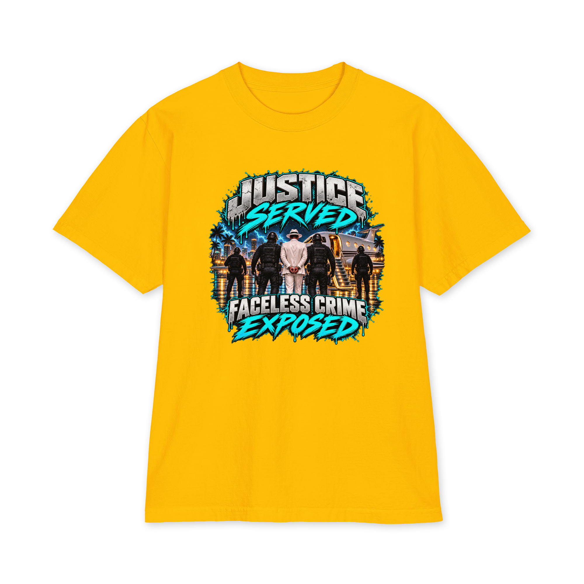 "JUSTICE SERVED COLOR" Unisex max heavyweight short sleeve - Image 20