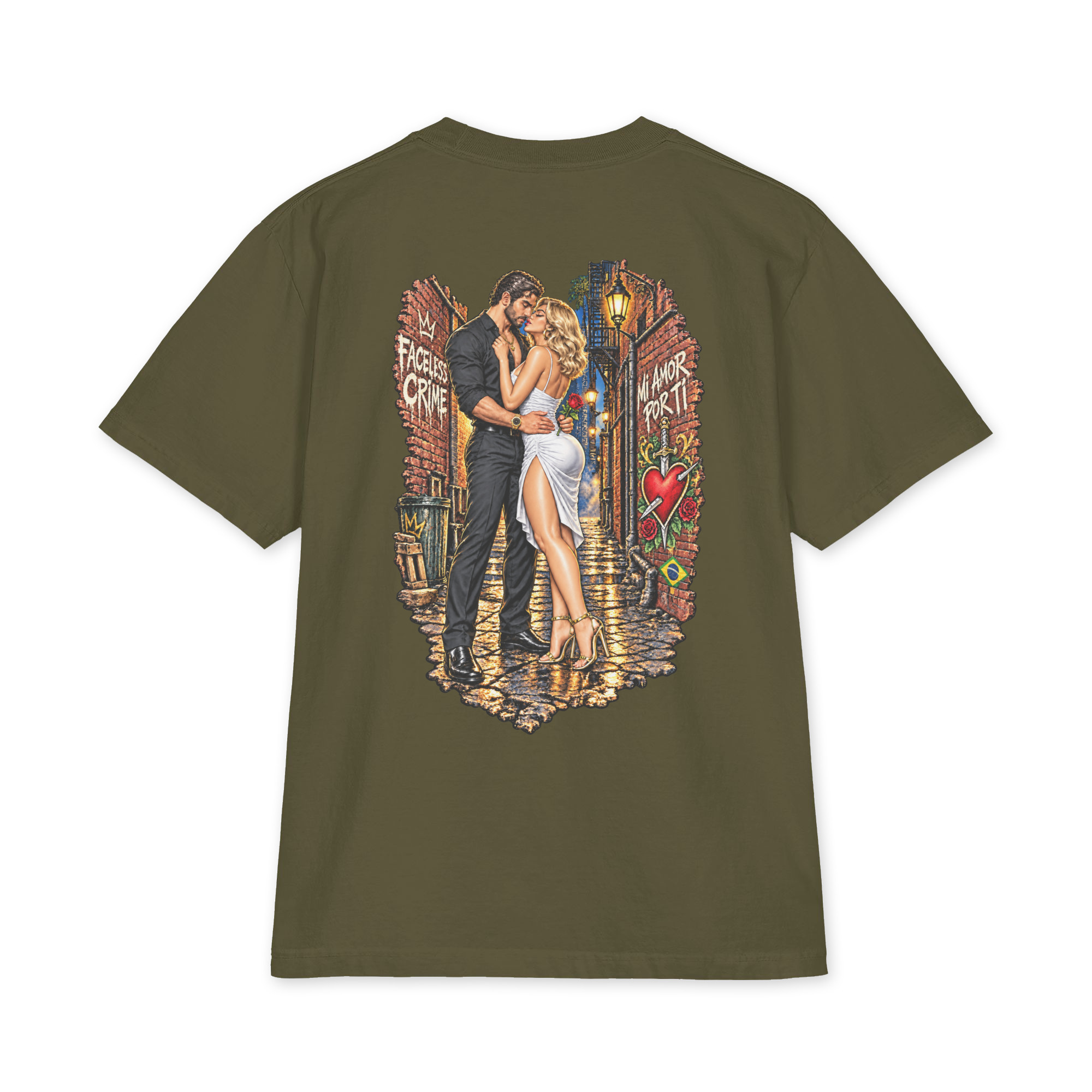 "MI AMOR POR TI COLOR" Unisex max heavyweight short sleeve - Image 19