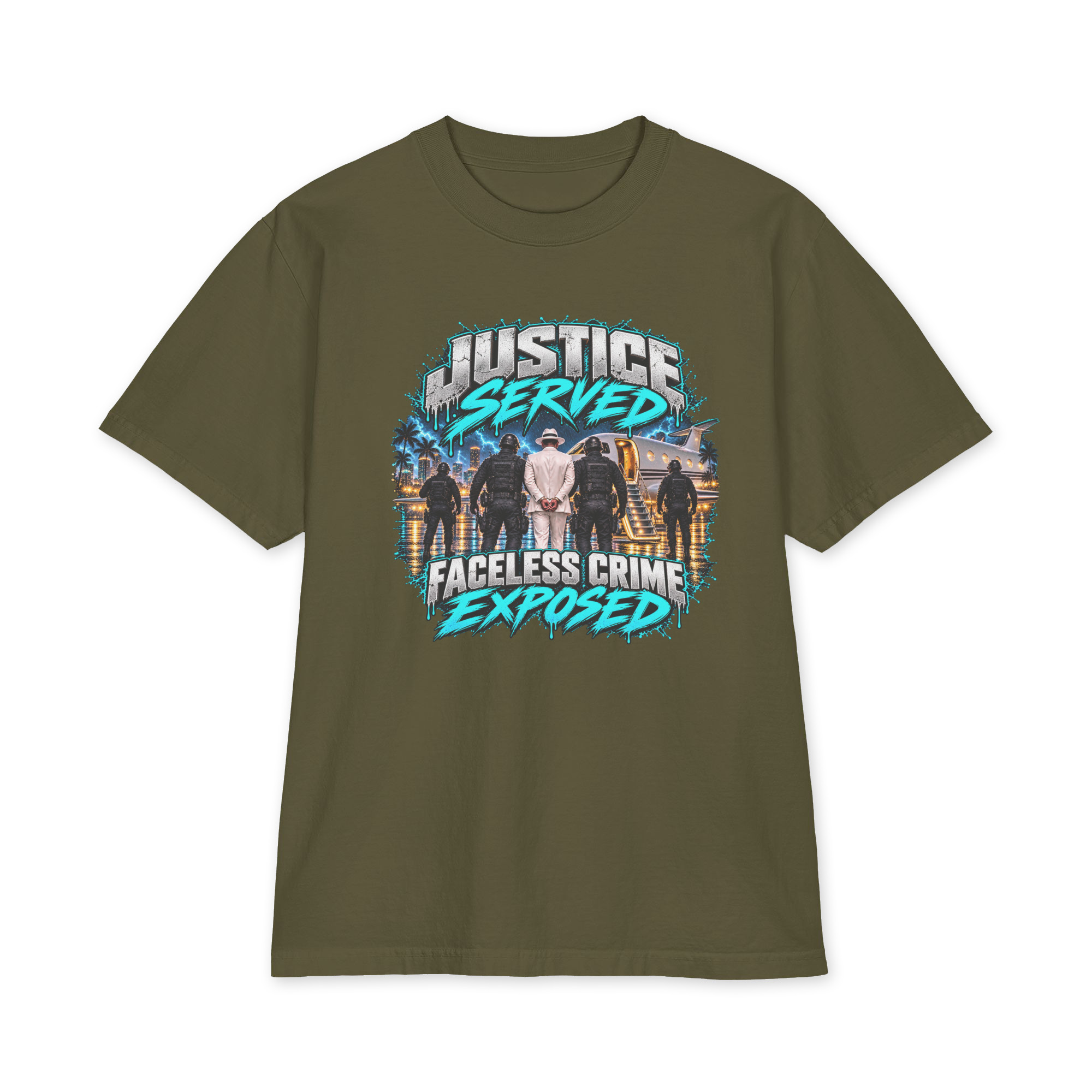 "JUSTICE SERVED COLOR" Unisex max heavyweight short sleeve - Image 16