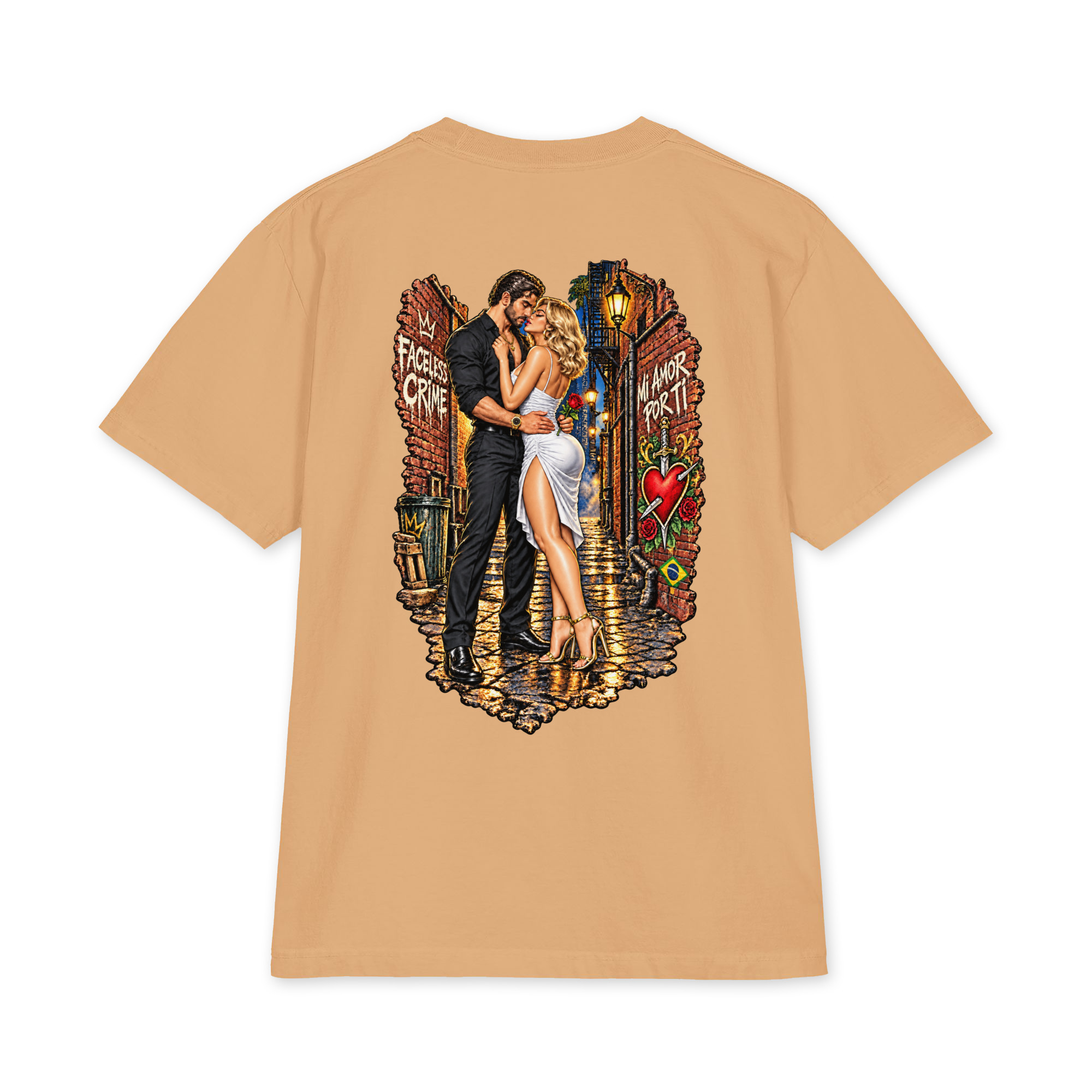 "MI AMOR POR TI COLOR" Unisex max heavyweight short sleeve - Image 7